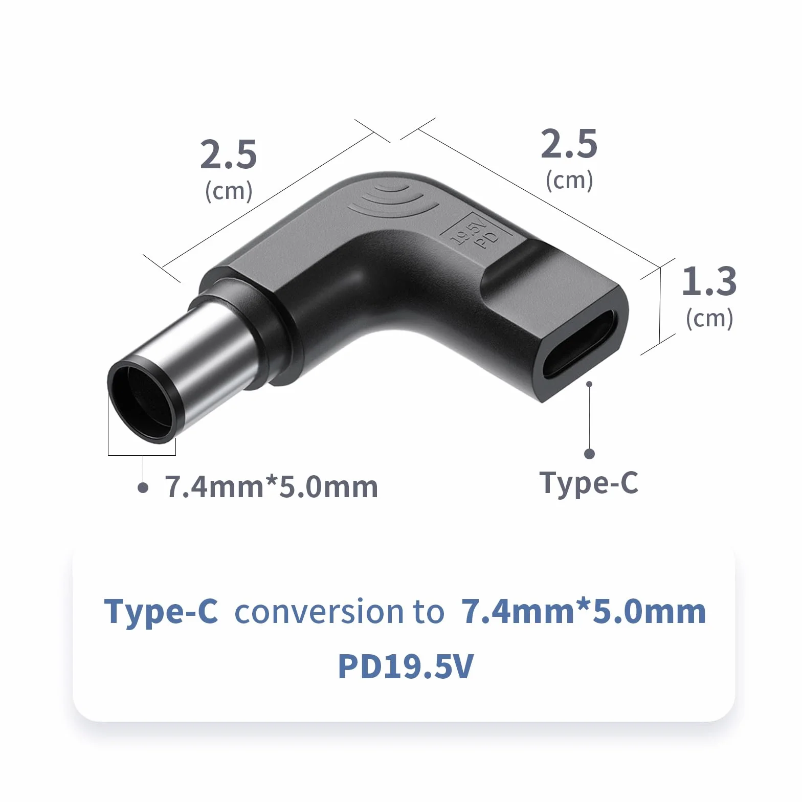 Adapter USB C na DC 7,4 x 5,0 mm, gniazdo PD USB C na DC Dell, kompatybilny z Dell Latitude Inspiron Chromebook Precision Vostro XPS