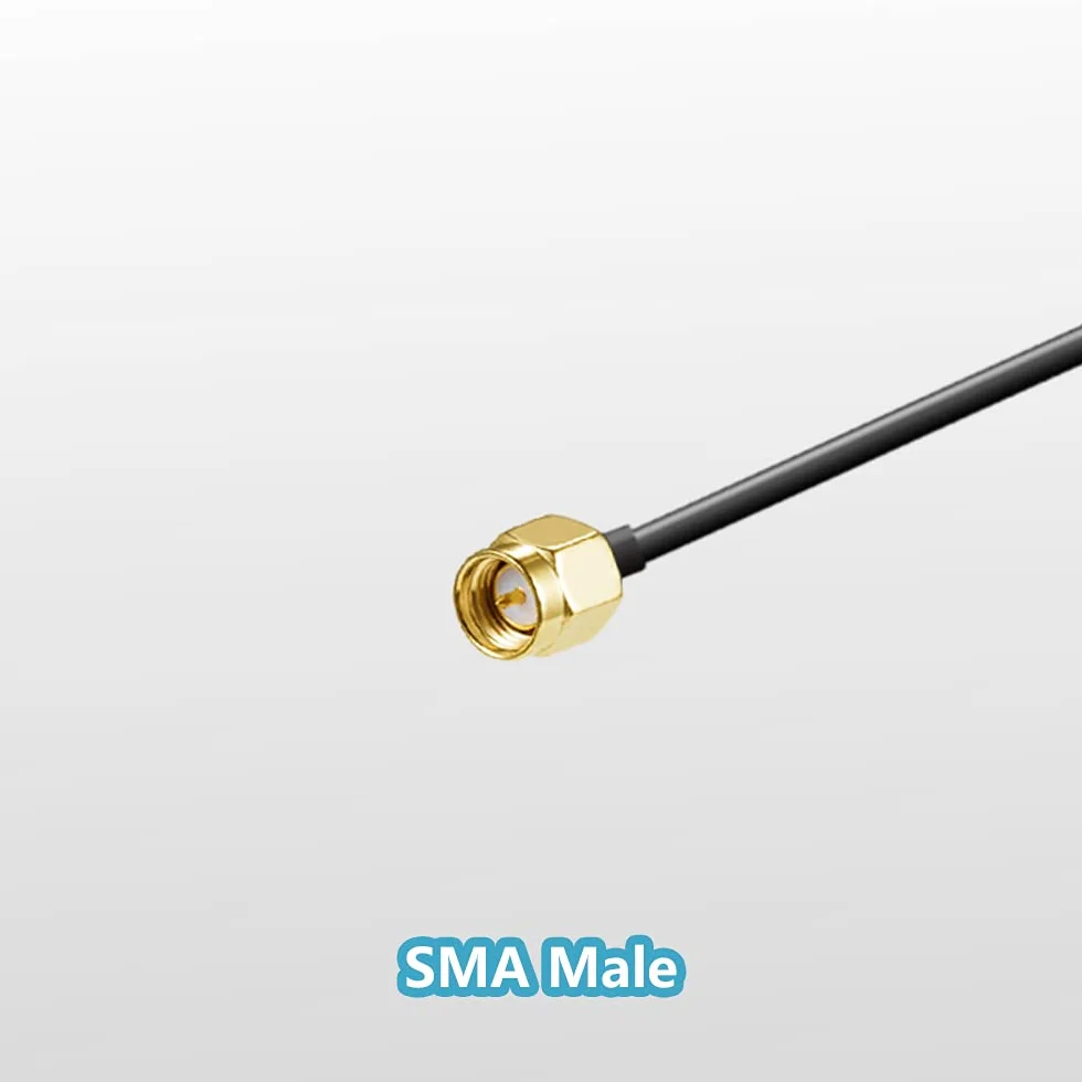 Vecys 868 MHz Antena GSM 3dBi SMA Przedłużacz Anteny 3M RG174 Kabel Magnetyczna Podstawa SMA Męski Adapter Kompatybilny z CCU3 CCU2 HM MOD RPI PCB kit ELV kit Raspberry Matic