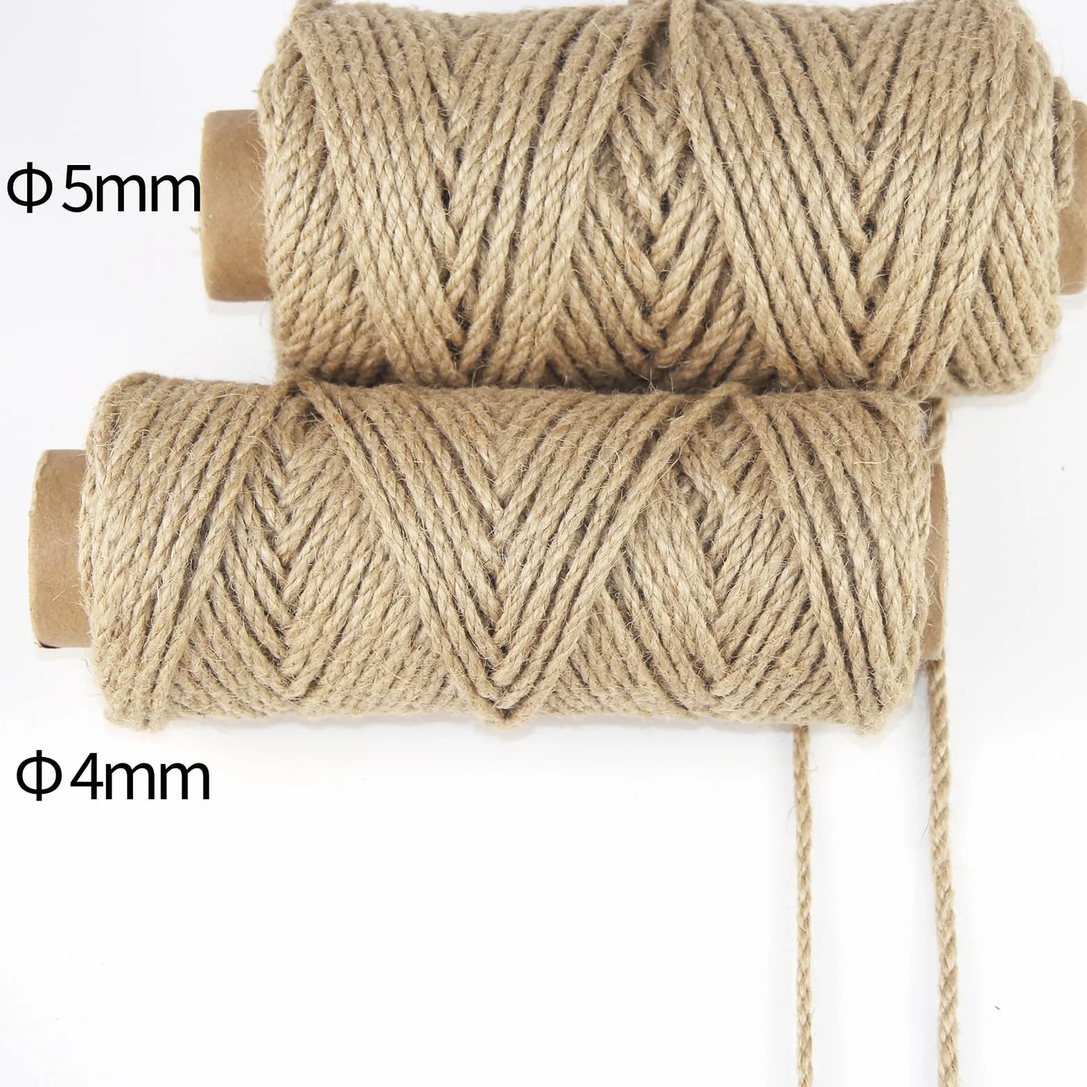 Naturalny sznurek konopny nerd, 5 mm, 50 m, sznurek jutowy, do roślin rzemieślniczych, ogrodu, ręcznie robionych dzieł sztuki, dekoracja, opakowanie i dekoracja domu, taśma jutowa do samodzielnego