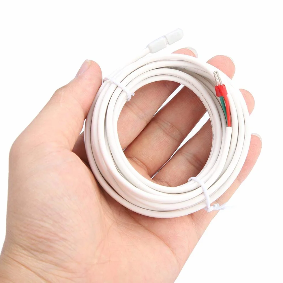 Nikou 3 metry czujnik temperatury podłogi, czujnik, czujnik temperatury, kabel czujnika, ogrzewanie podłogowe, termostat, akcesoria