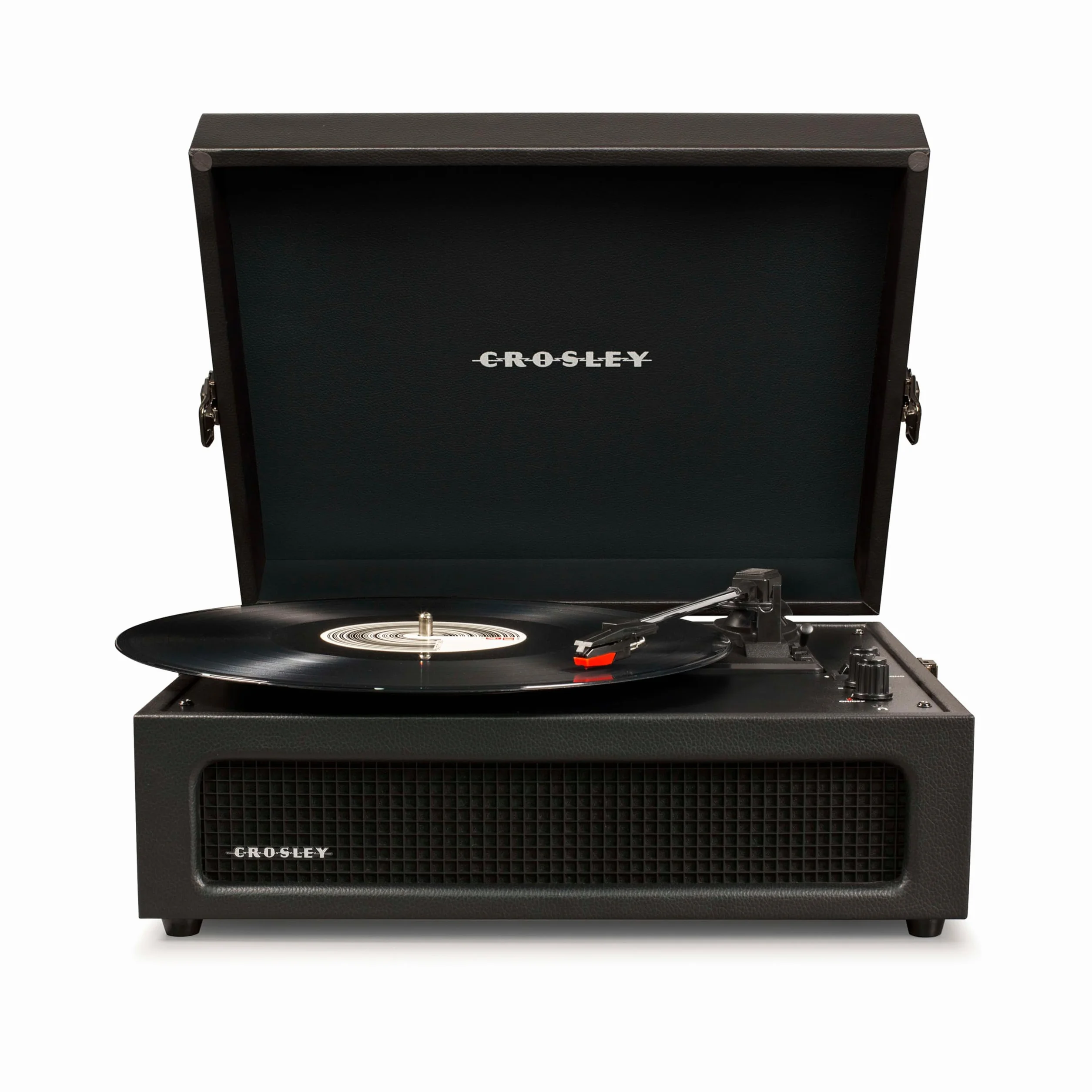 Crosley CR8017B-BK4 Voyager bluetooth platenspeler - Zwart,Eén maat