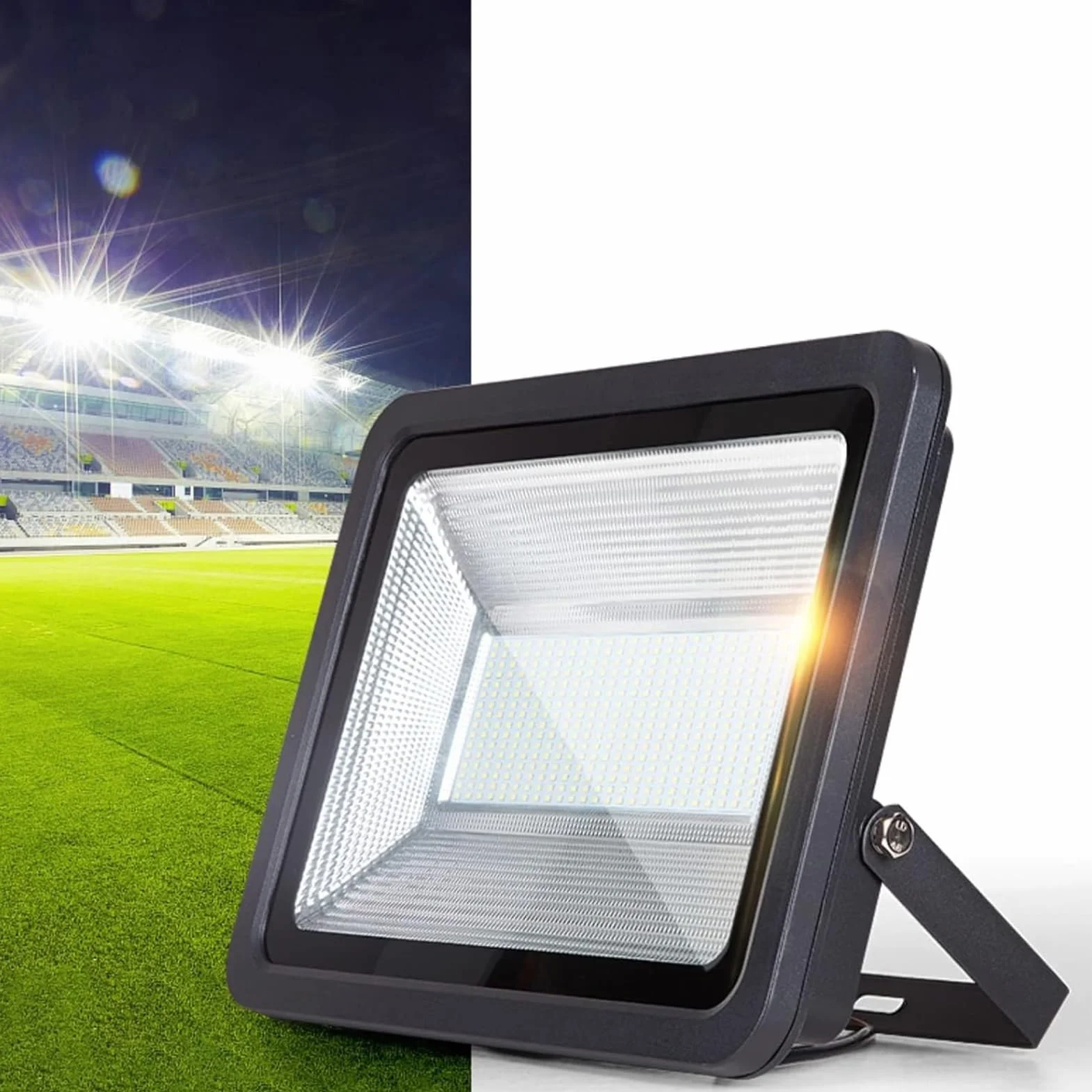 Lampy solarne zewnętrzne, Zewnętrzne, bezpieczeństwo, super jasne oświetlenie punktowe, reflektor roboczy do garażu, ogrodu, trawnika i podwórka(150W)