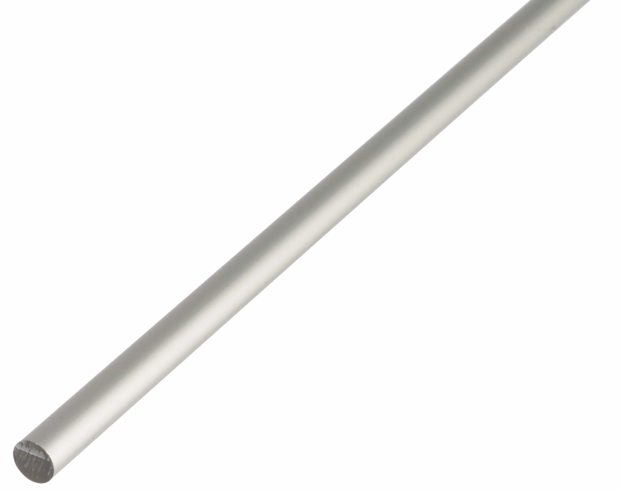 Alberts 473310 drążek okrągły | aluminium, anodowany w kolorze srebrnym | 1000 x 5 mm