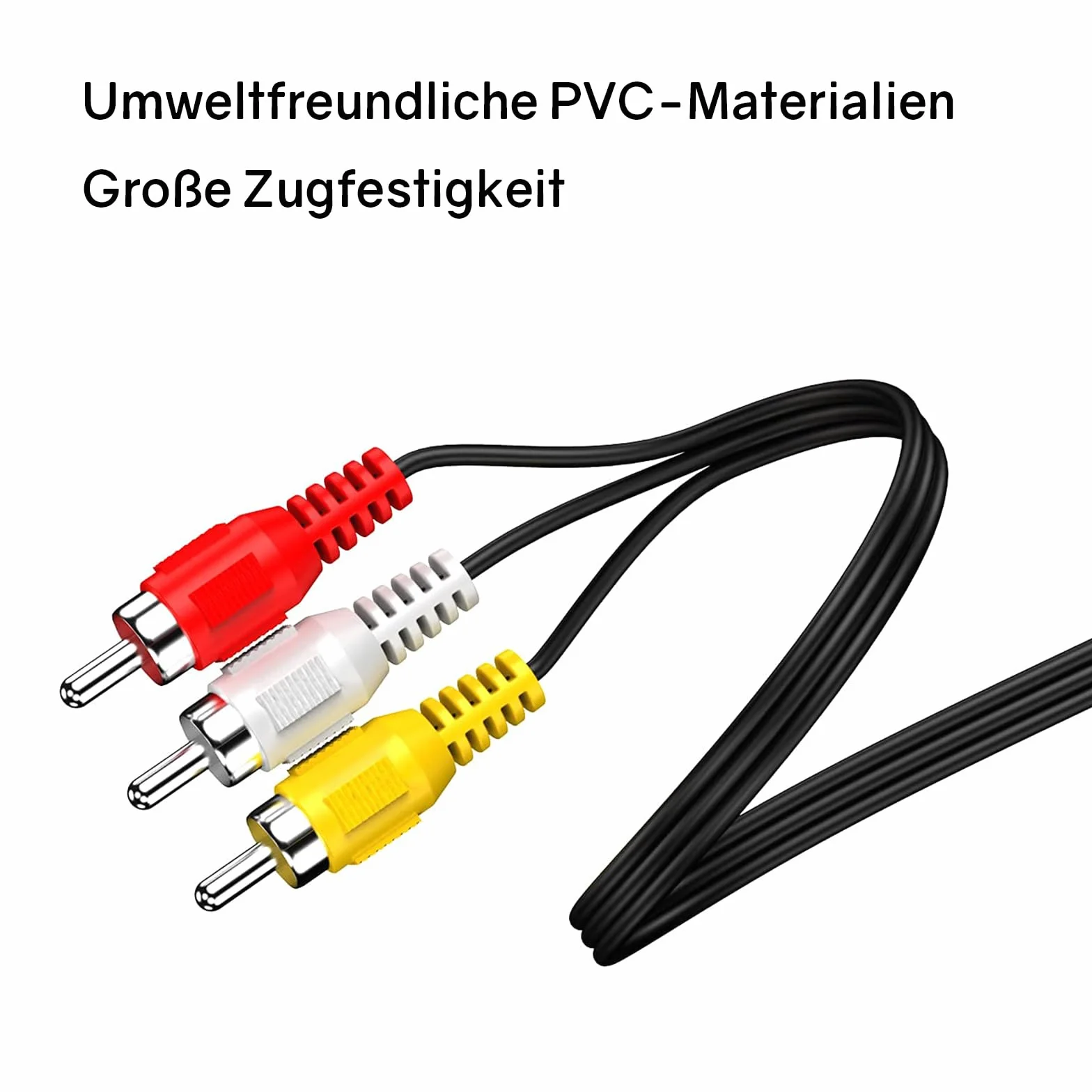 Kabel 3,5 mm na RCA AV, cinch na jack 3,5, 1 m