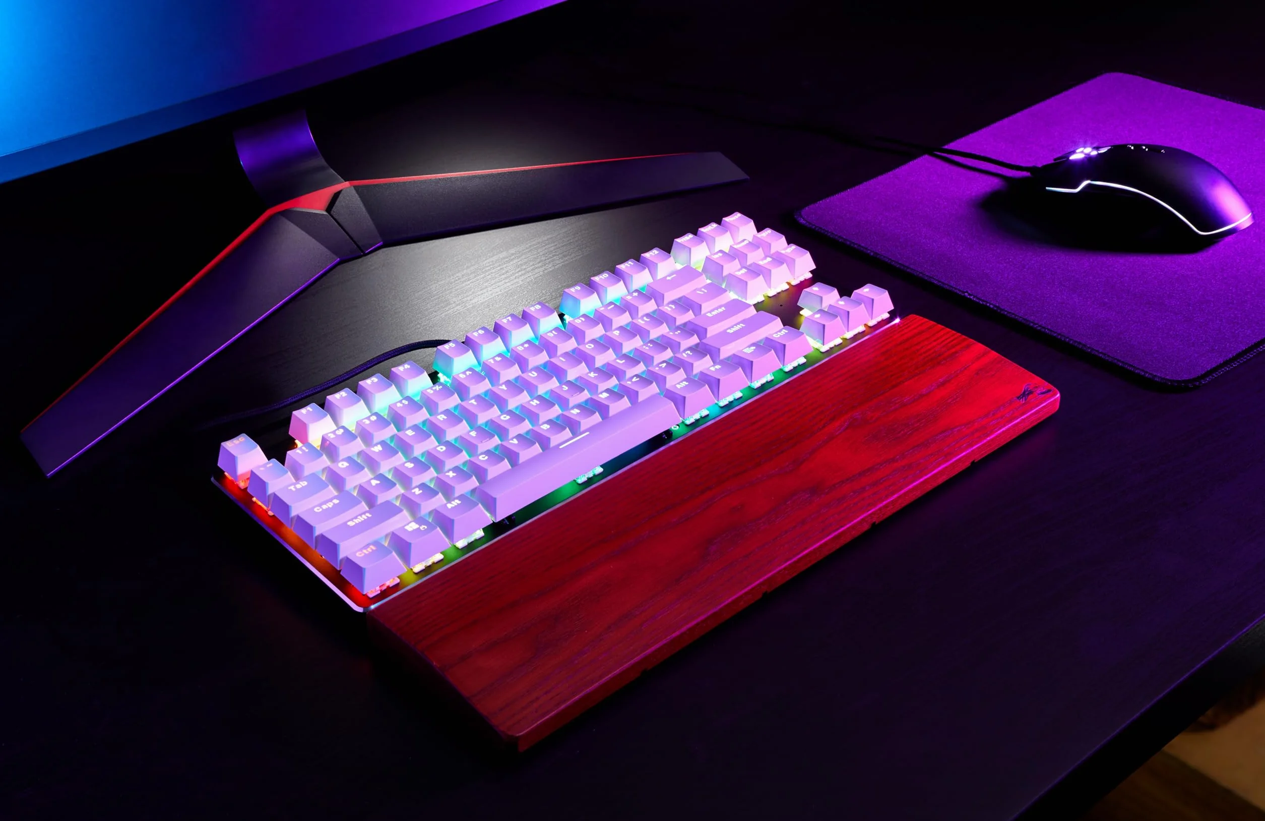 Glorious GMMK TKL gamingowa klawiatura mechaniczna Gateron Brown hot swap RGB biała