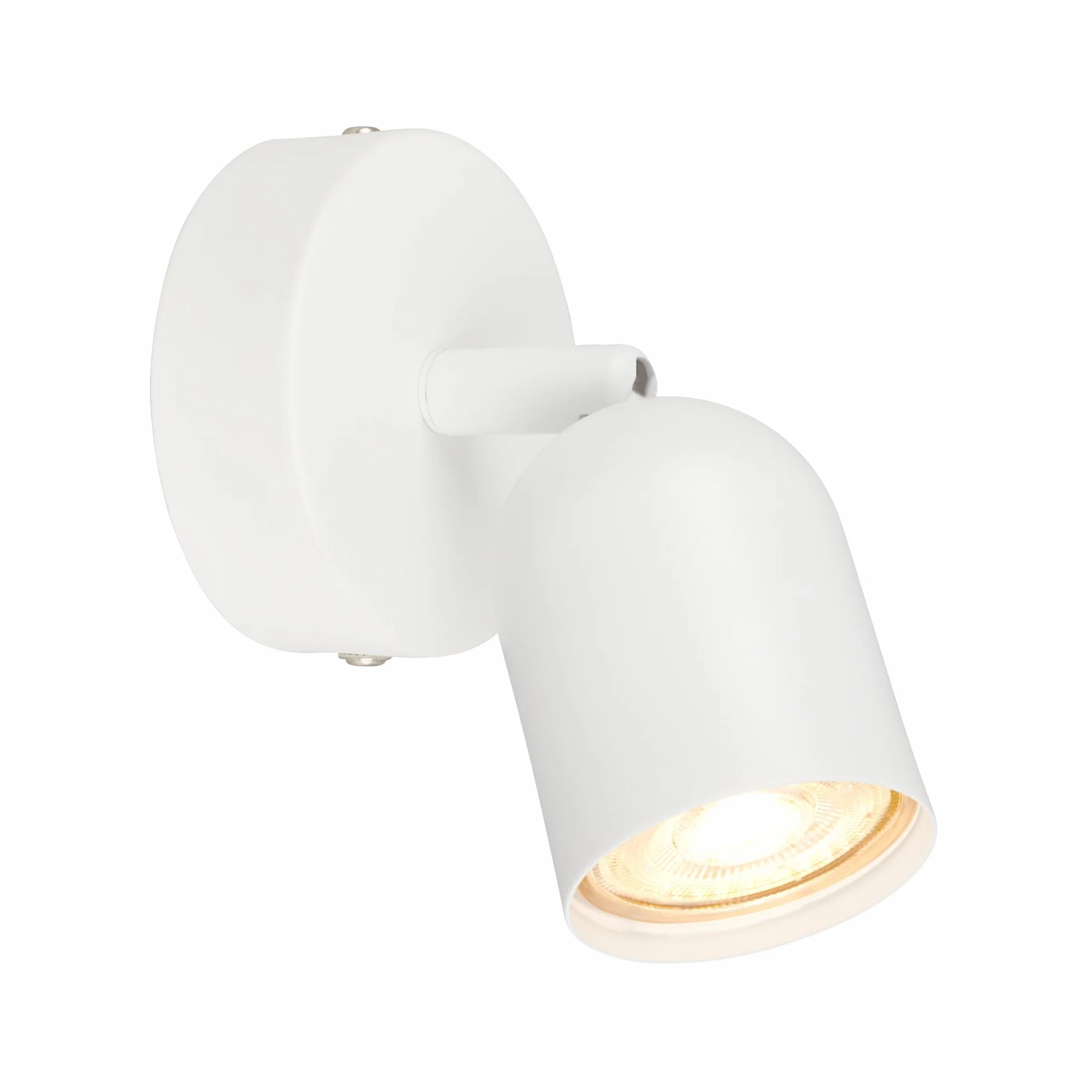 BRILONER Lampa do Czytania, Ścienna Obrotowa do Wnętrz, Salonu, Biały Metal