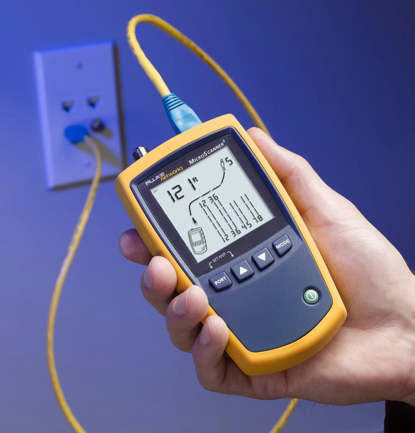 Fluke Networks MS2-100 MicroScanner2 weryfikator kabla