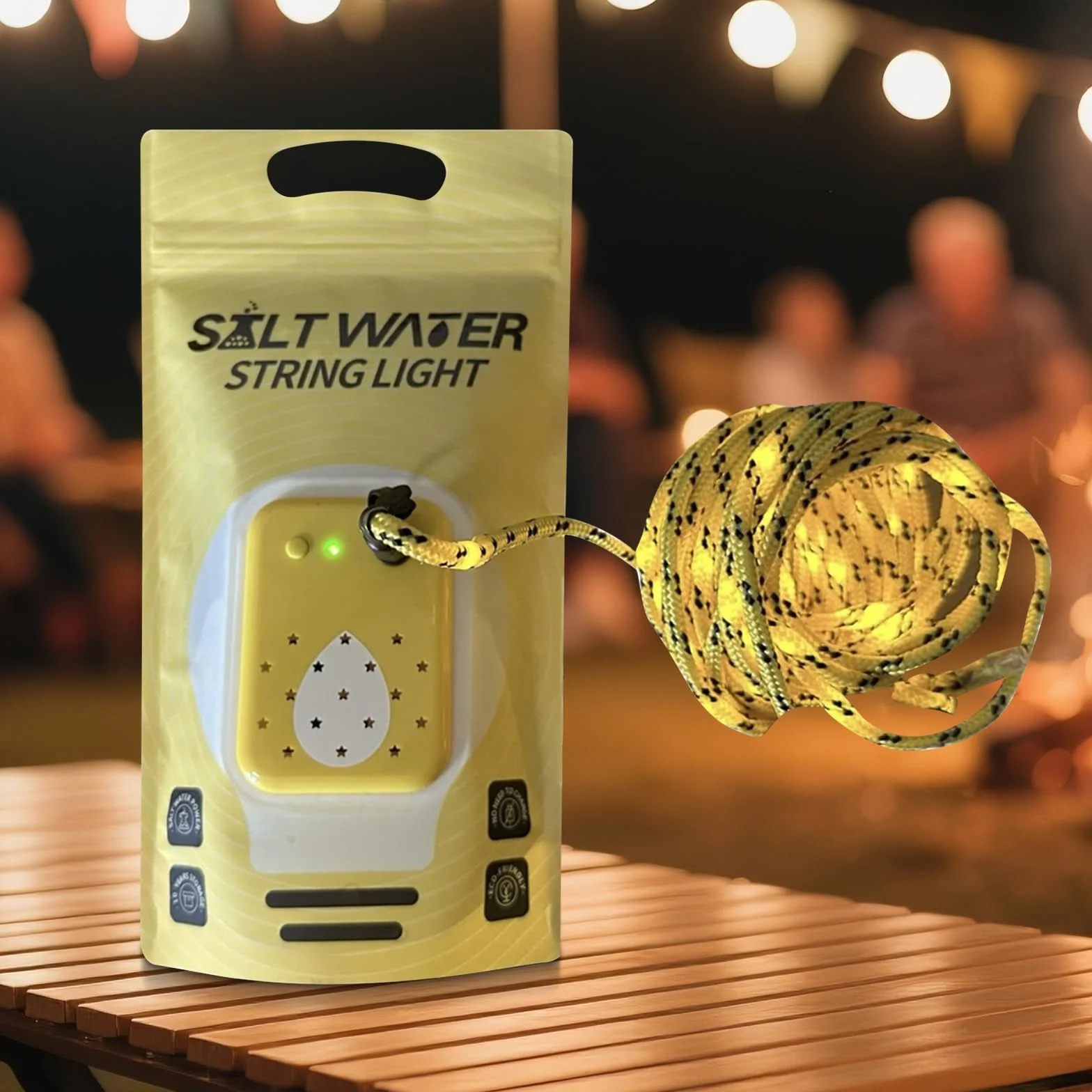 Wodna lampa awaryjna ładowalna bez baterii przenośna lampa kempingowa sprzęt survivalowy do przerw w dostawie prądu