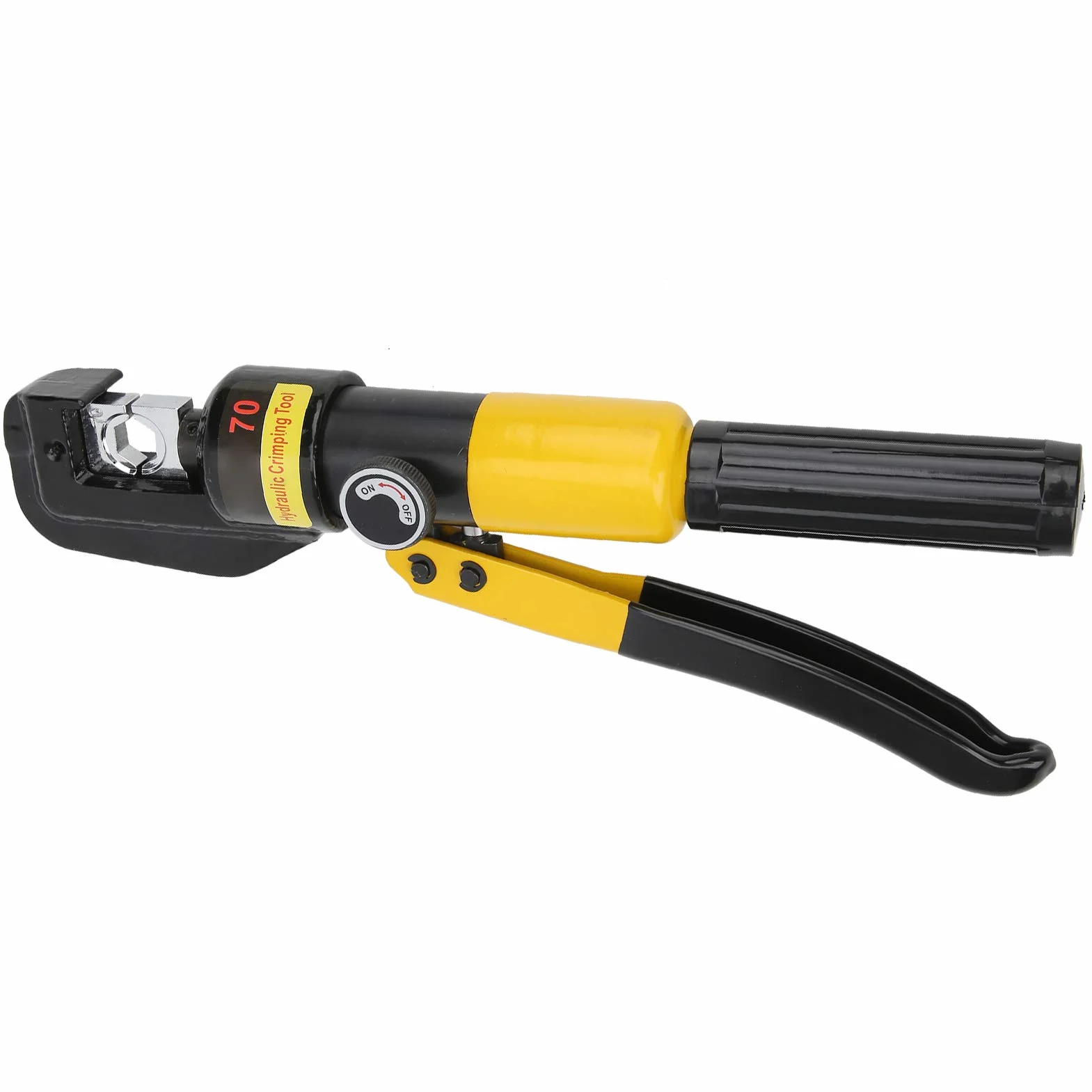 Szczypce hydrauliczne 6 ton Zintegrowane przenośne narzędzie do zaciskania ciśnieniowego z 16 szt. Form YQK70 do instalacji elektrycznych i hydraulicznych Konstrukcja stalowa