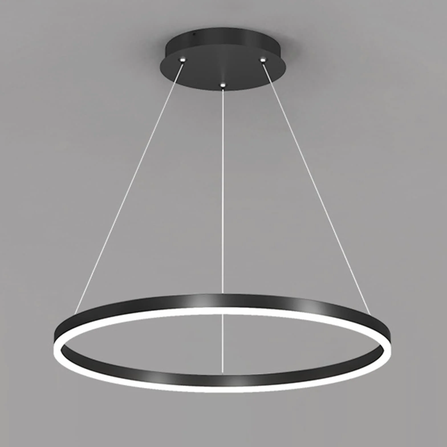 Nowoczesna Lampa Wisząca Led W Kształcie Pierścienia, 25 W, 15,7-calowy Okrągły żyrandol, Regulowana Lampa Sufitowa Do Jadalni, Sypialni, Salonu, Kuchni Gold+warm White 40CM 25W