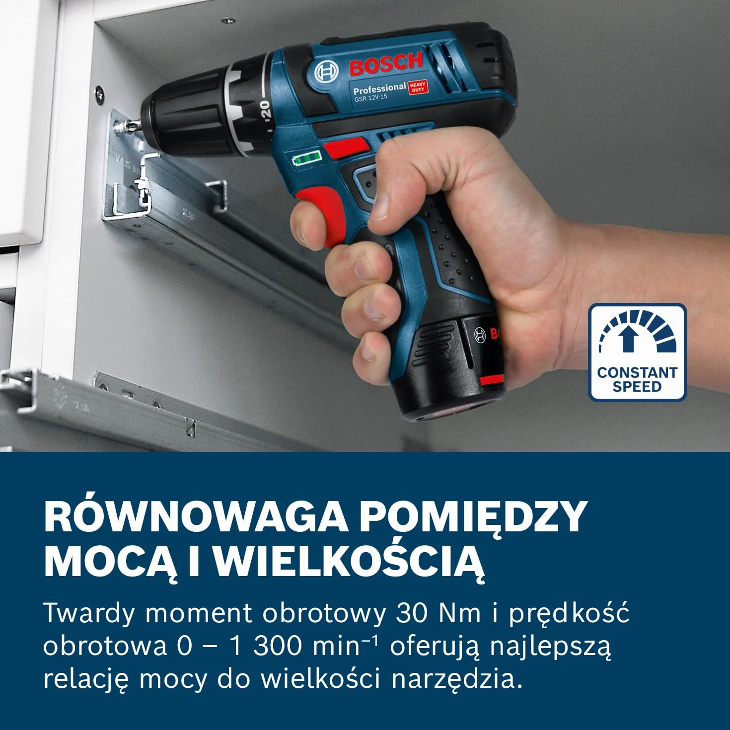 Bosch Professional System 12 V wiertarko-wkrętarka akumulatorowa GSR-12 V-15 (z zestawem 2 x akumulator 2,0 Ah, ładowarka GAL 12 V-20, zestaw bitów)