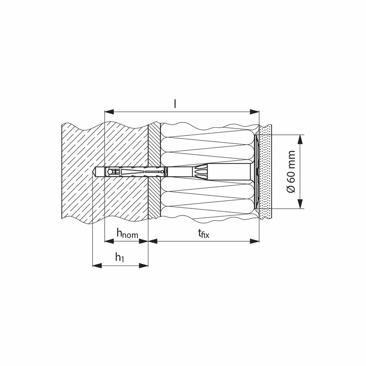Fischer Kołek tynkowy FIF-CN II 8/240 kołek rozporowy 546452 100 szt.