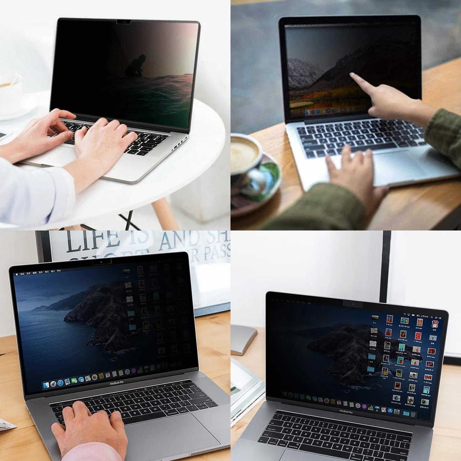 getalong Filtr prywatności magnetyczny do MacBook Pro 14 cali 2021 M1 Pro ochrona przed wzrokiem i oślepieniem