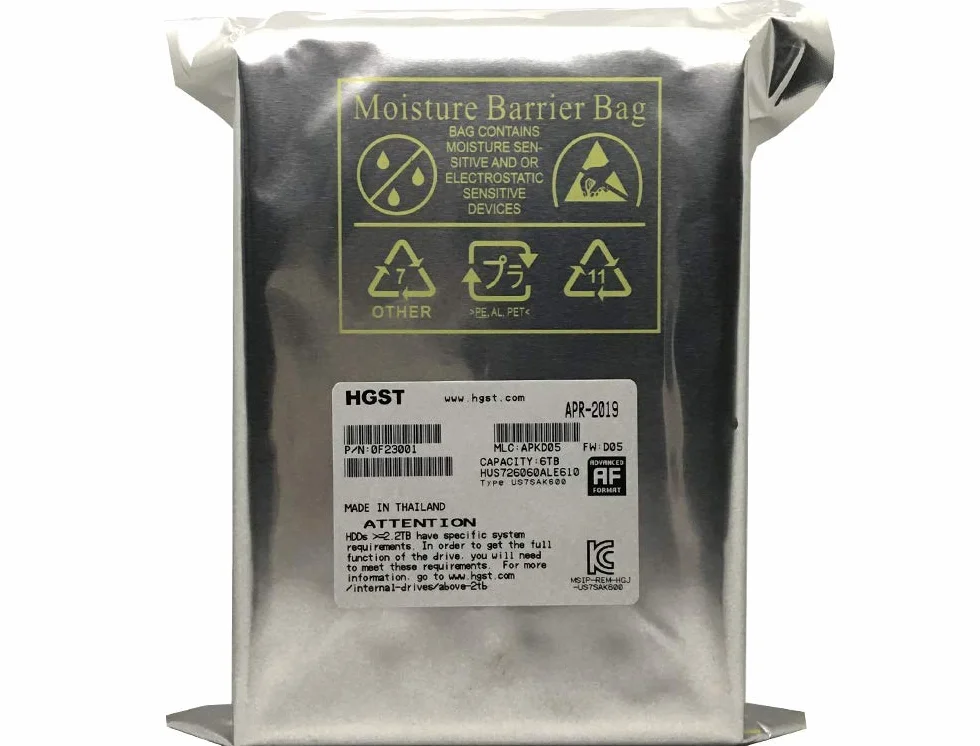 HGST Ultrastar 7K6000 HUS726060ALE610 6TB 7200 RPM 128MB cache SATA 6.0 Gbps dysk twardy