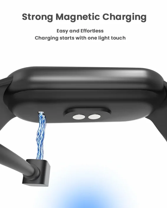 Magnetyczny kabel do ładowania Xiaomi Mi Smart Band 8/8 Pro/8 Active, Redmi Smart Band 2, Redmi Watch 4/3 Active/3 Lite 1m