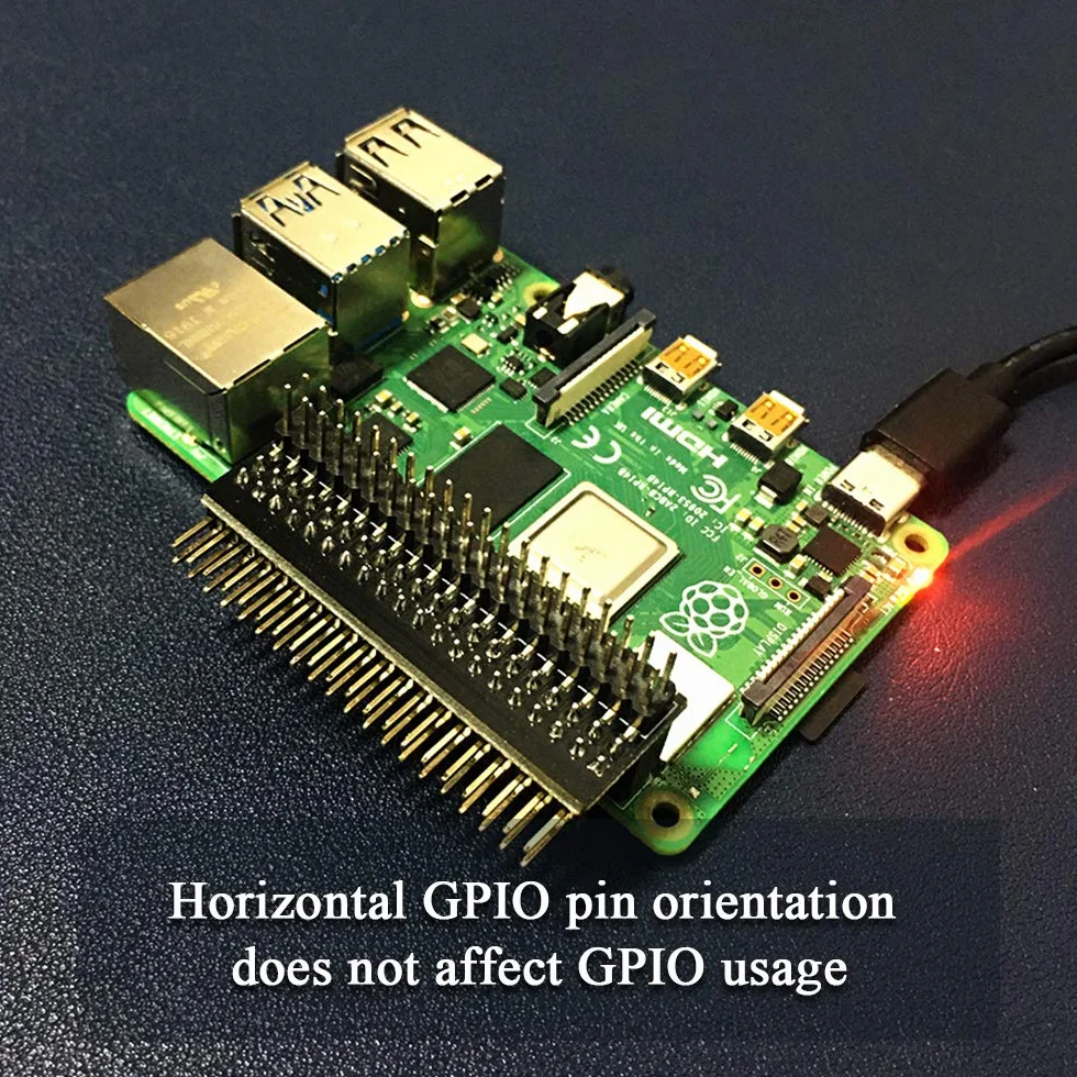 GeeekPi Micro Złącza Raspberry Pi 40 pinów GPIO 1 do 2 płyta rozszerzająca 2x20 pin podwójny męski nagłówek