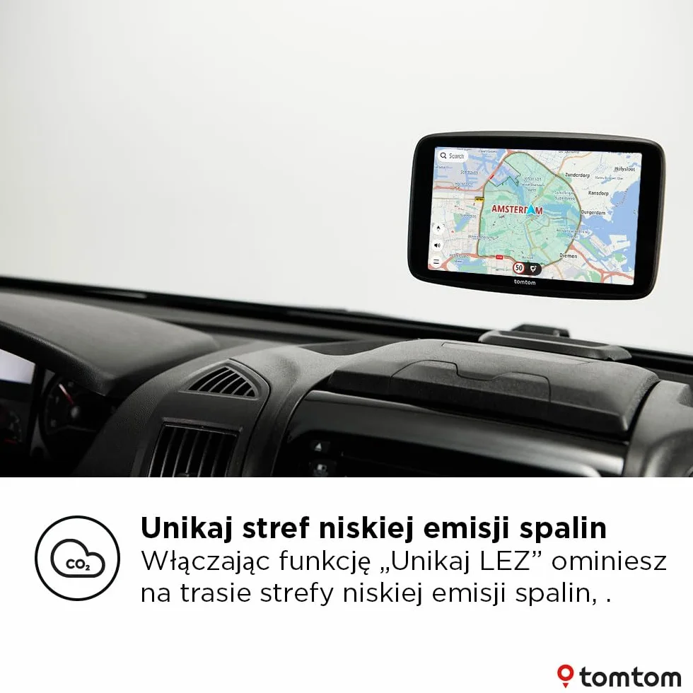 TomTom GO Camper Max 2. generacji 7″ nawigacja z mapami świata i TomTom Traffic
