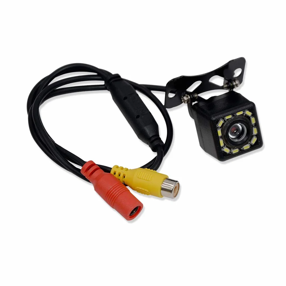 HUIOP kamera cofania samochodu, noktowizor, uniwersalna kamera cofania, 12 diod LED
