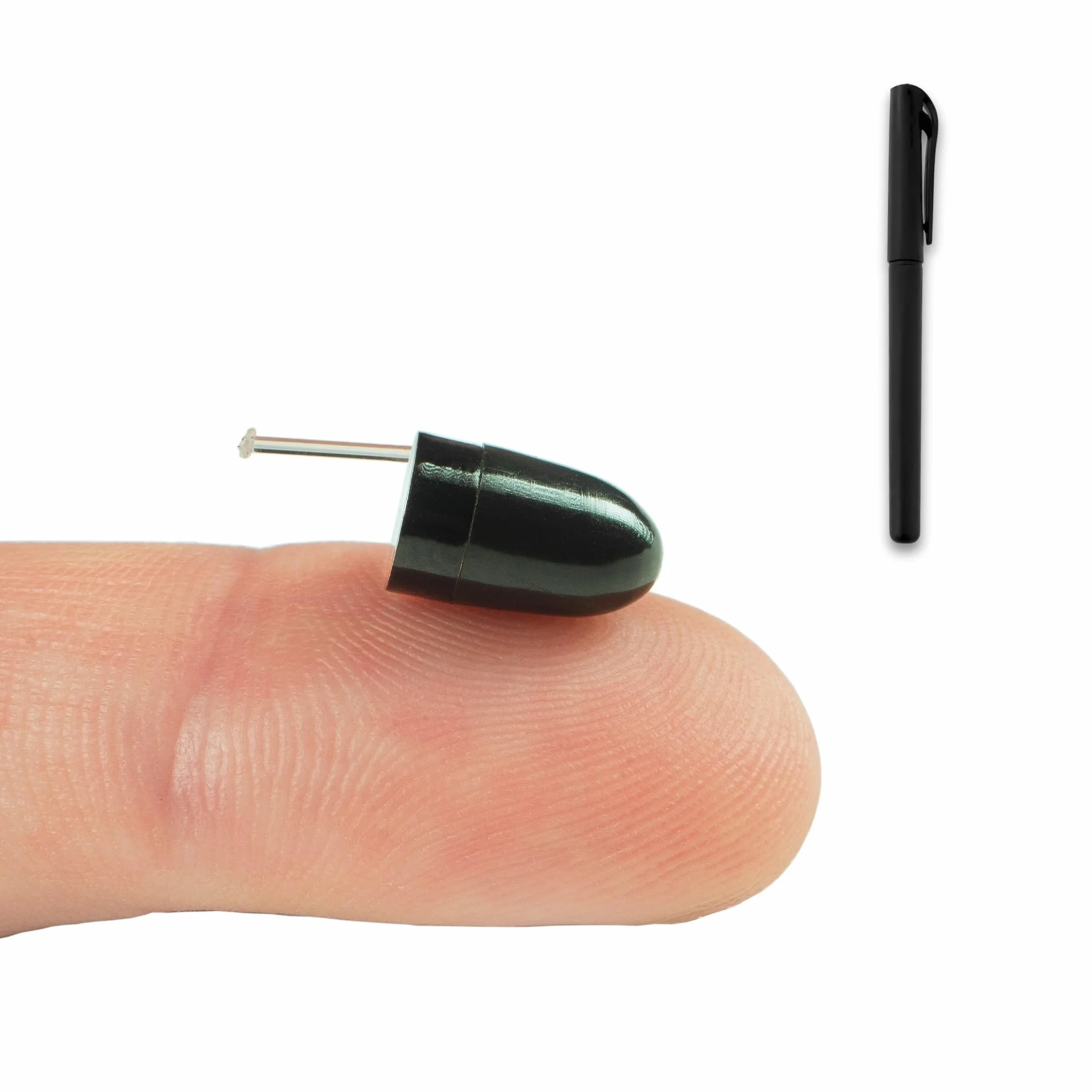 PingaOculto Słuchawka Szpiegowska Bluetooth Egzamin Ukryte Mini Niewidoczne Telefonu Mikrofonem - Słuchawki Szpiegowskie Bezprzewodowy Test (Słuchawka Szpiegowska Vip Pro UltraMini Długopis Bluetooth)