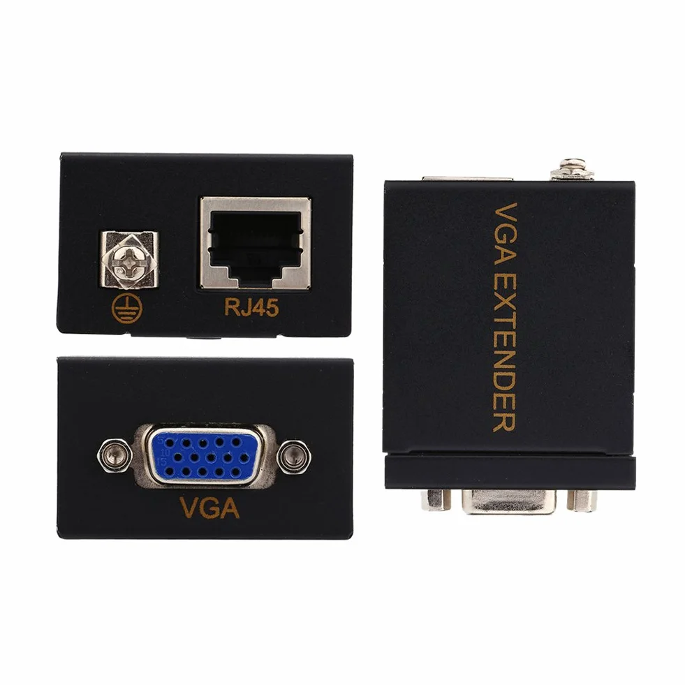 Mavis Laven Rozszerzacze VGA 60M RJ45 CAT-5/6 Ethernet adapter