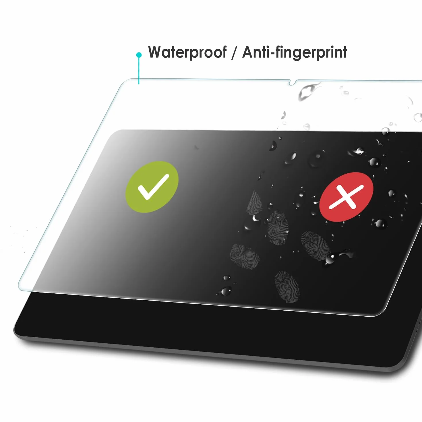 Samsung Galaxy Tab S10 Lite S9 FE S10 F S9 10,9" 2,5D Tempered Glass 9H Folia Ochronna Zestaw 2 sztuk