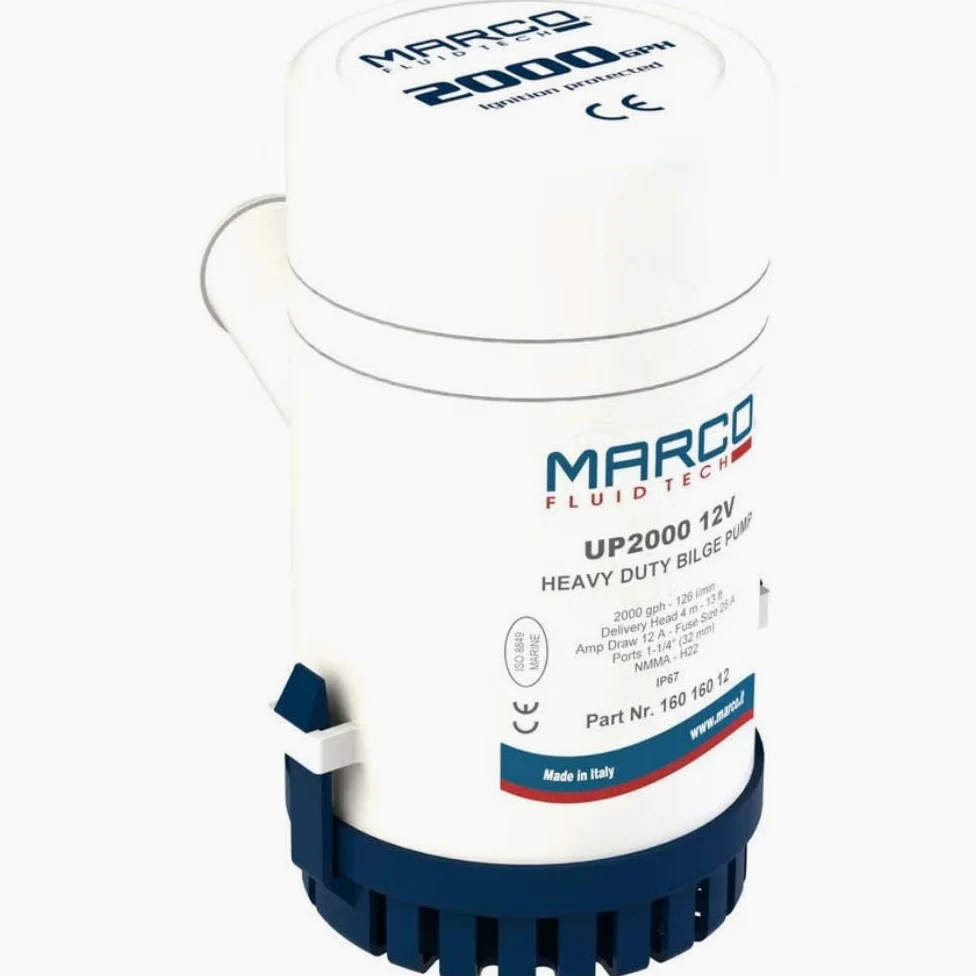 MARCO UP2000 pompa zęzowa, 24 V, 126 l/min, wysokość tłoczenia 4 m, 150 W, 16016013