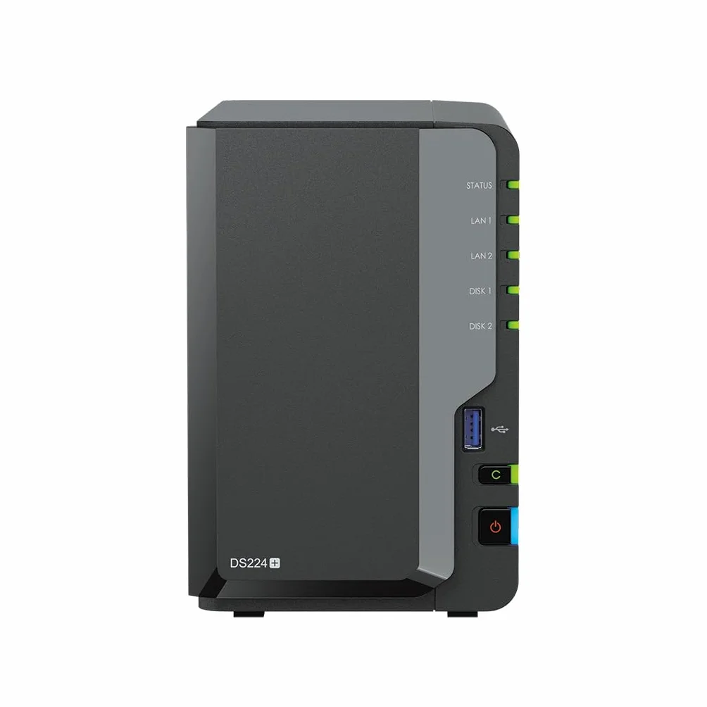 Synology DS224+ NAS 4TB (2x 2TB) Seagate IronWolf z DSM