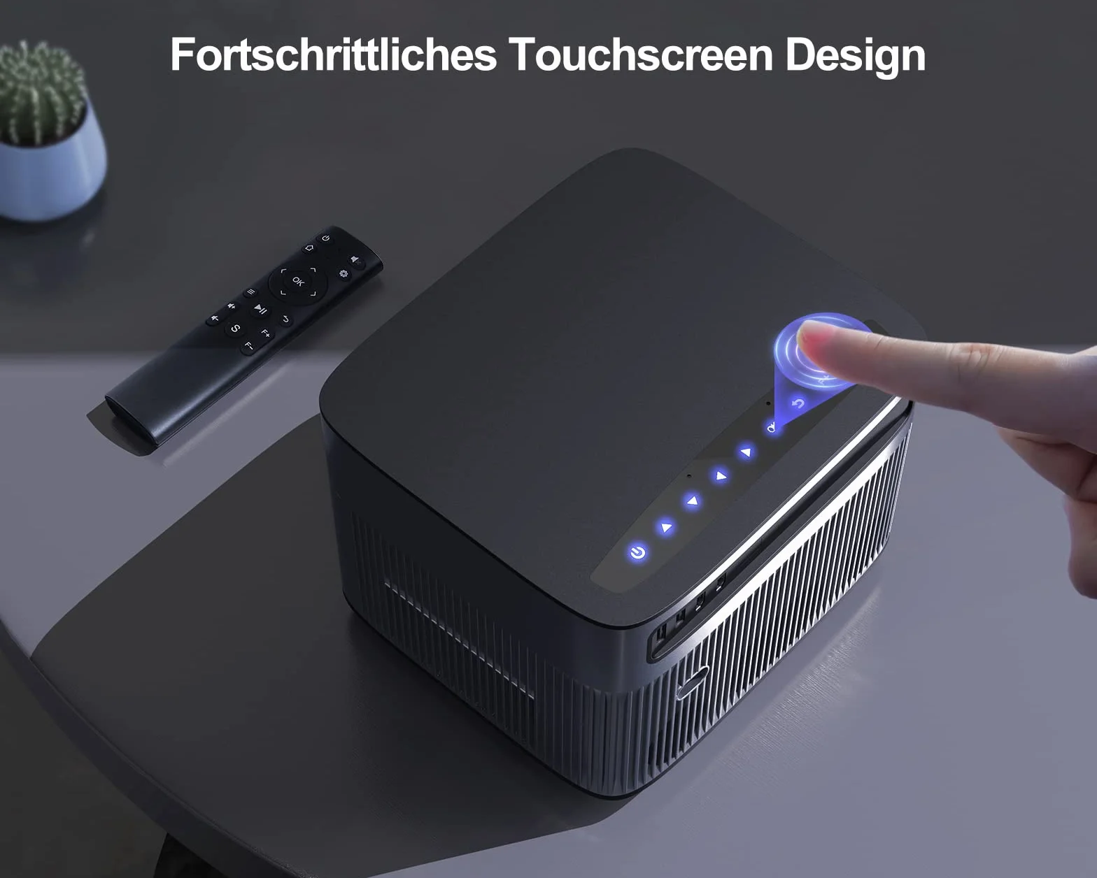 Projektor 30 000 lumenów, automatyczna korekcja ostrości/trapezu, WiFi, Bluetooth, Full HD 1080P, kino domowe, obsługa 4K, projektor telefonu komórkowego