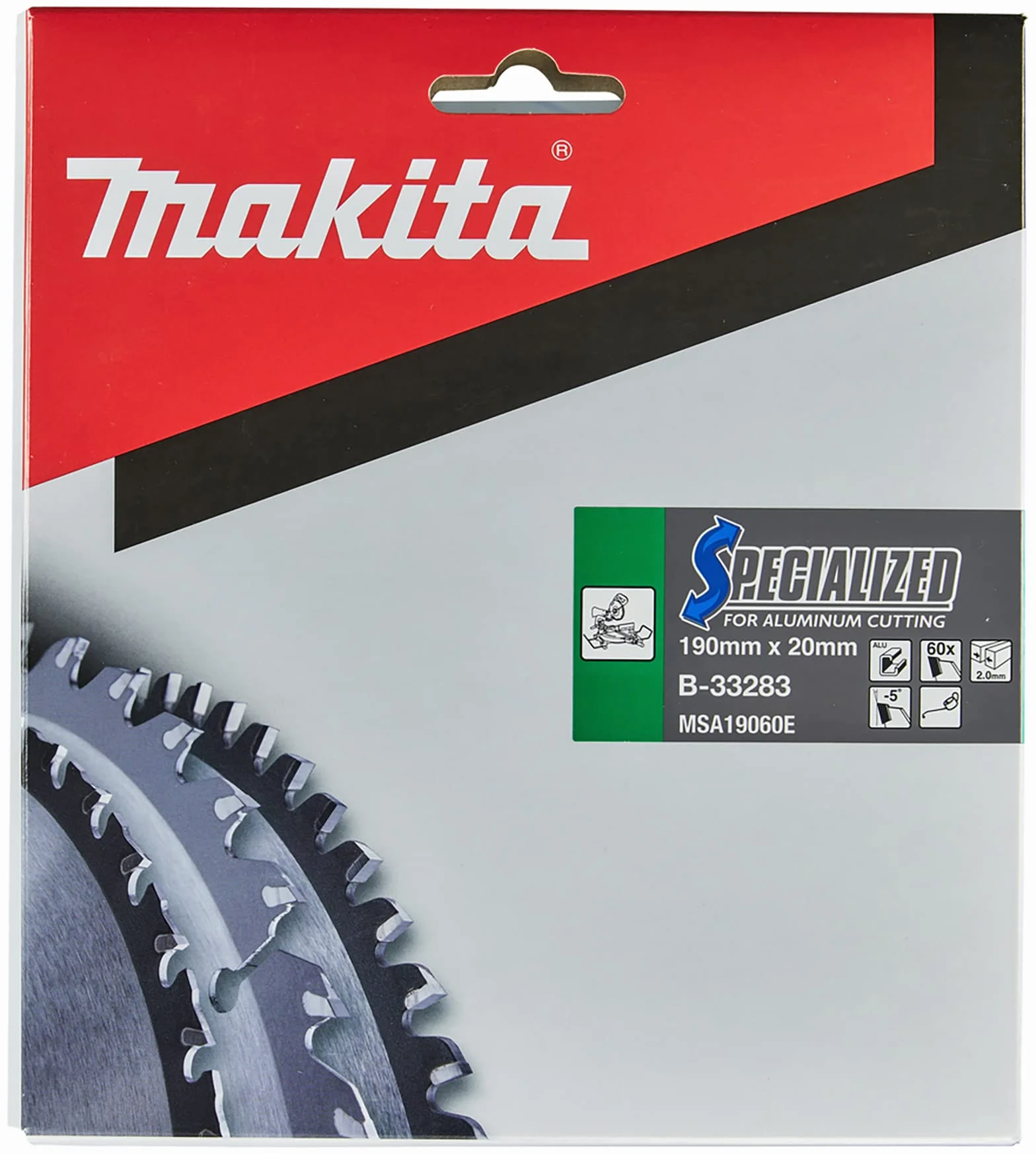 Makita Specialized brzeszczot piły 190 x 20 mm, 60Z, B-33283