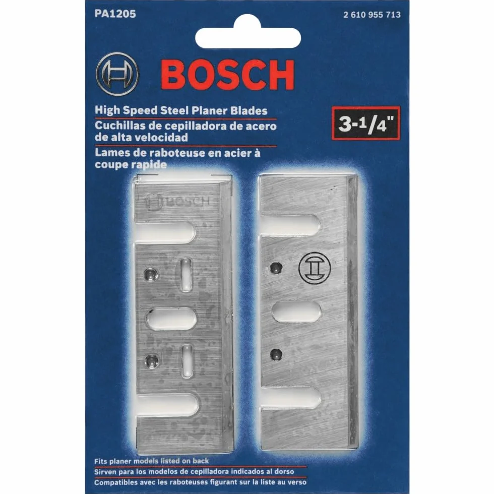 BOSCH PA1205 Wymienne ostrza ze stali szybkotnącej do strugarki 1594