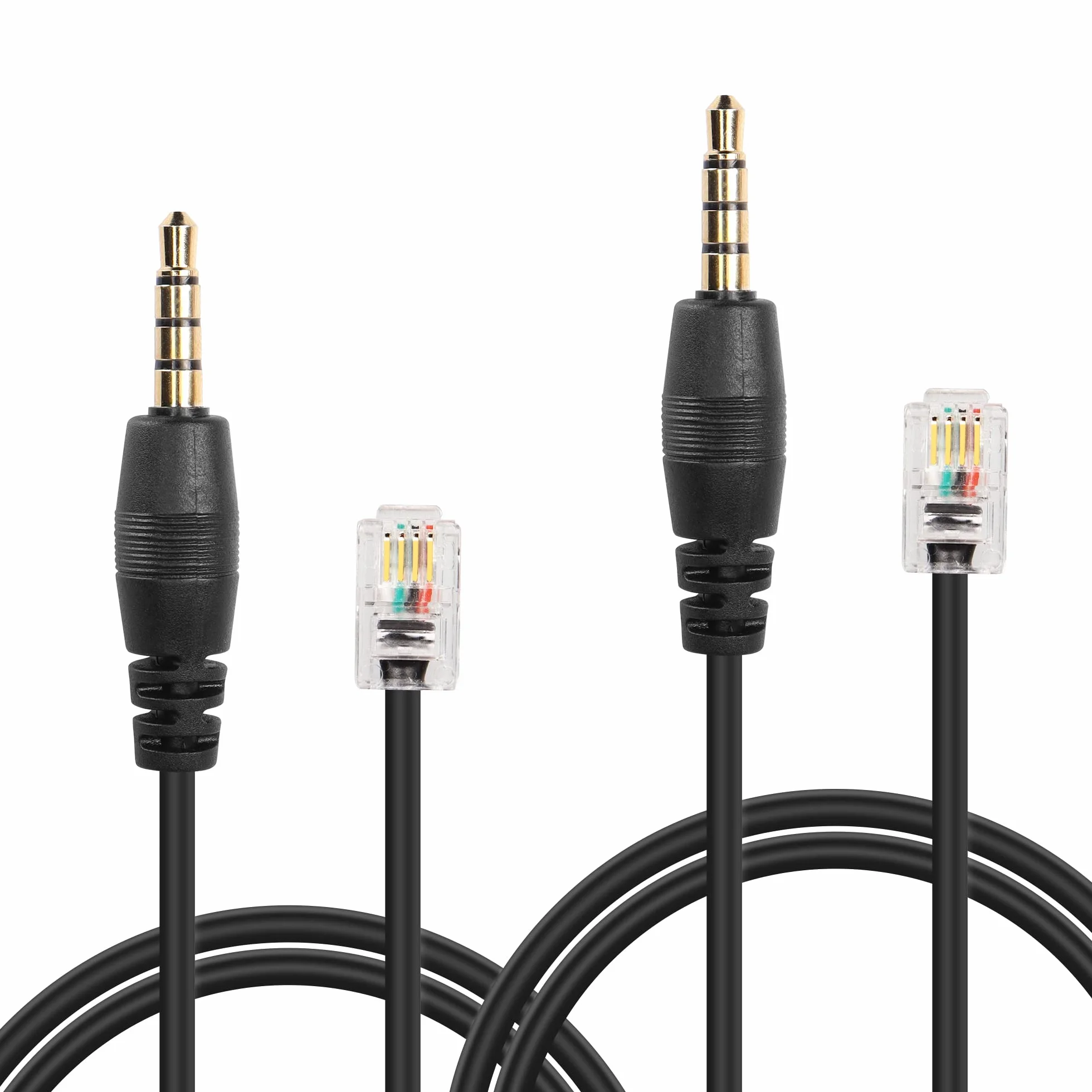 Kabel telefoniczny Cisco RJ9 4P4C na gniazdo audio 3,5 mm, stały do słuchawek