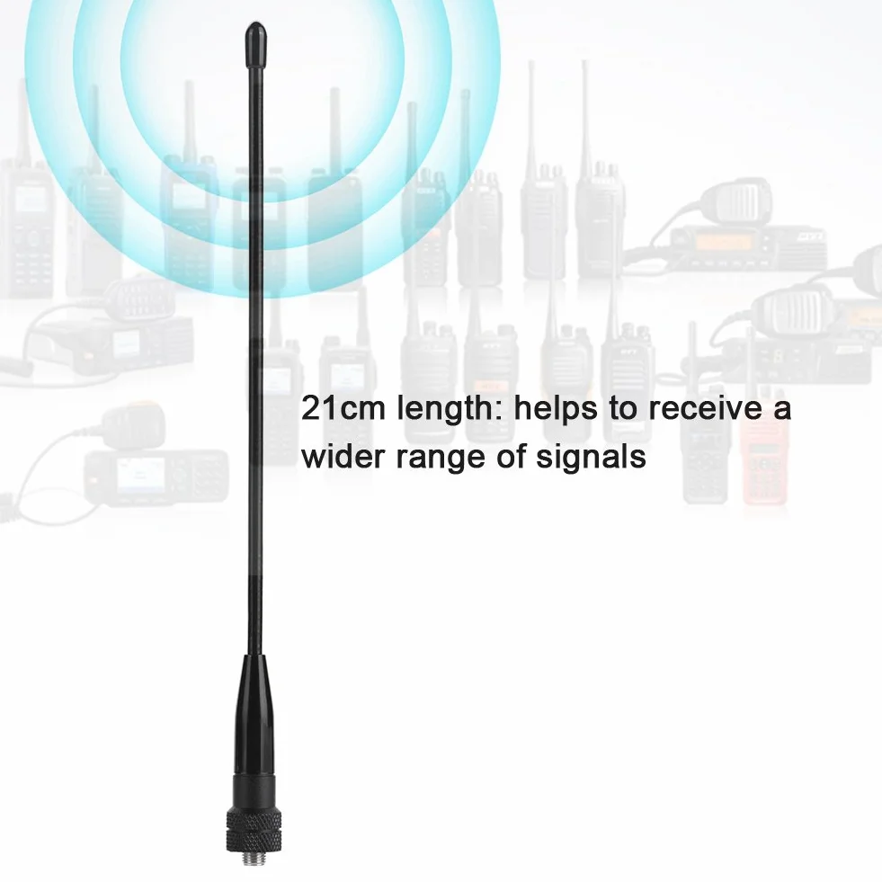 Antena Walkie Talkie SMA damska miękka 144/430 MHz do HYT dwukierunkowe radio