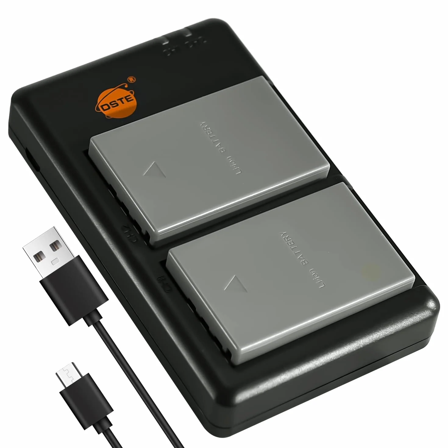 DSTE Zestaw ładowarek do akumulatorów BLS-5 PS-BLS5 (2100mAh/7.4V) kompatybilny z Olympus E-400 E-420 E-450 E-600 E-620 E-P1 E-P3 E-PL1E-PL2 E-PL5 E-PL6 E-PL7 E-PM1 E-PM2 E-PM2 M10 E PLE15