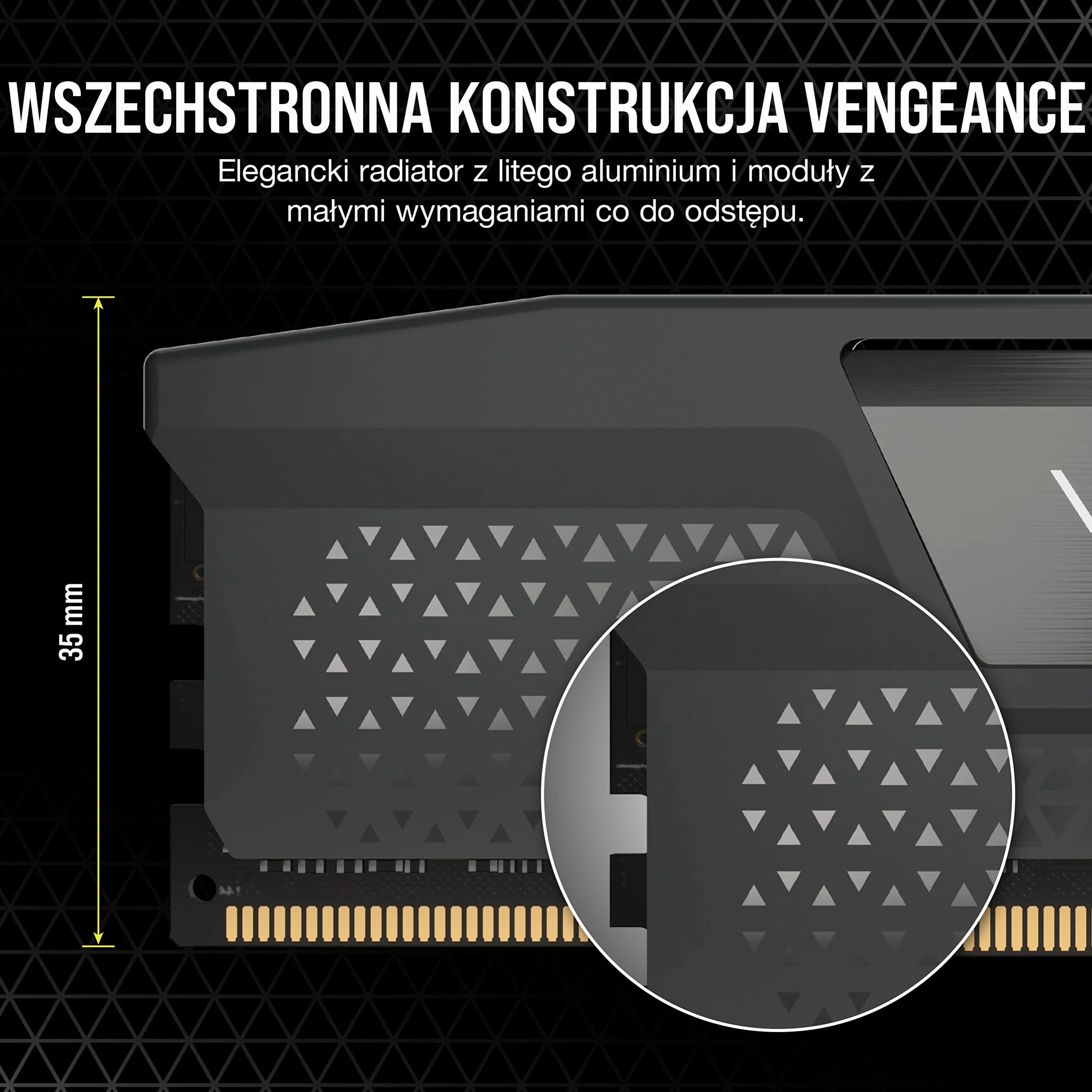 CORSAIR VENGEANCE DDR5 32GB (2x16GB) 6000MHz CL36 AMD EXPO Intel XMP iCUE Pamięć Komputerowa Szara