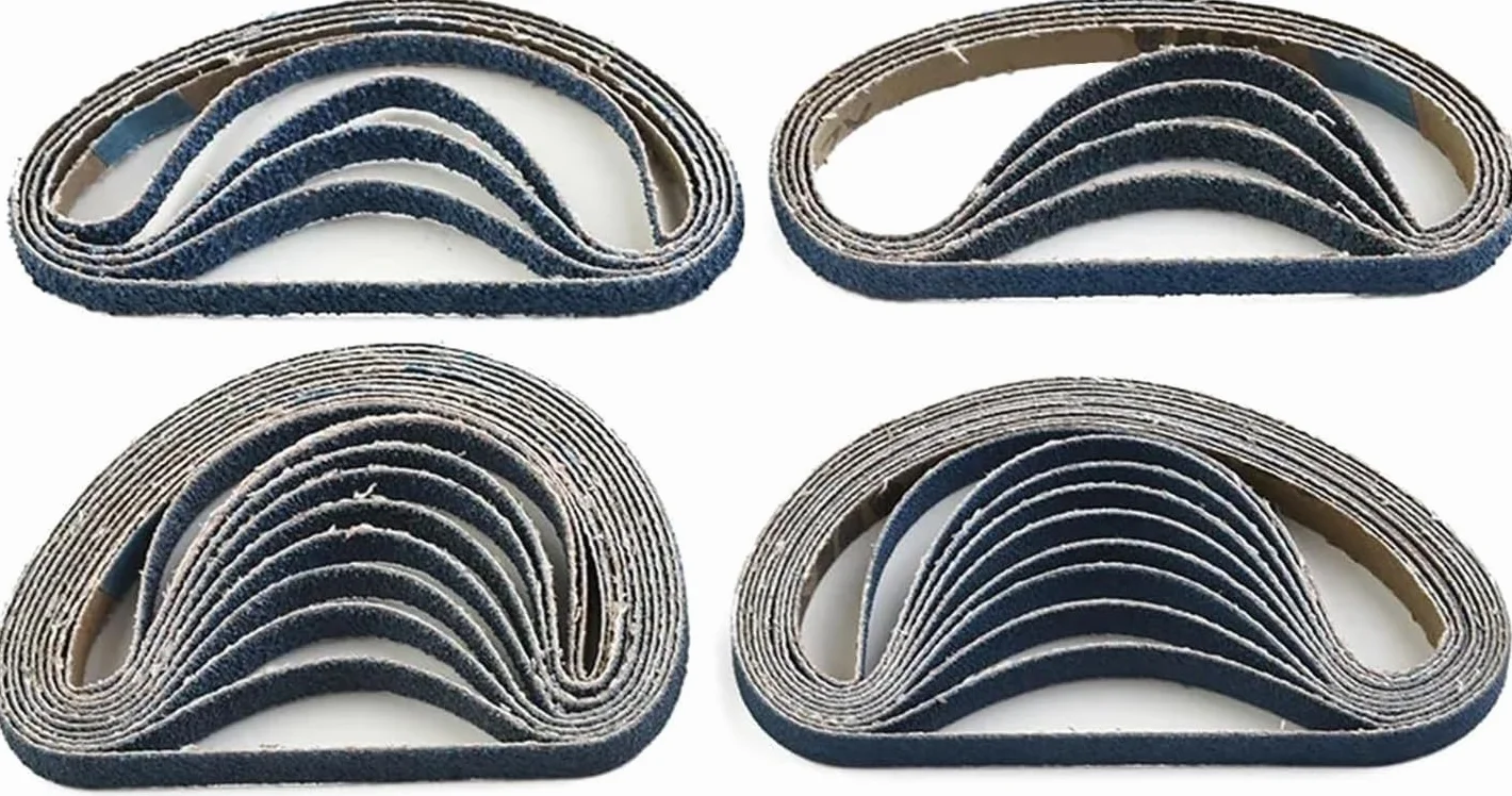 10 szt. 520 x 20 mm cyrkonowe pasy szlifierskie o ziarnistości 40 do polerowania metalu i drewna(60 Grits)
