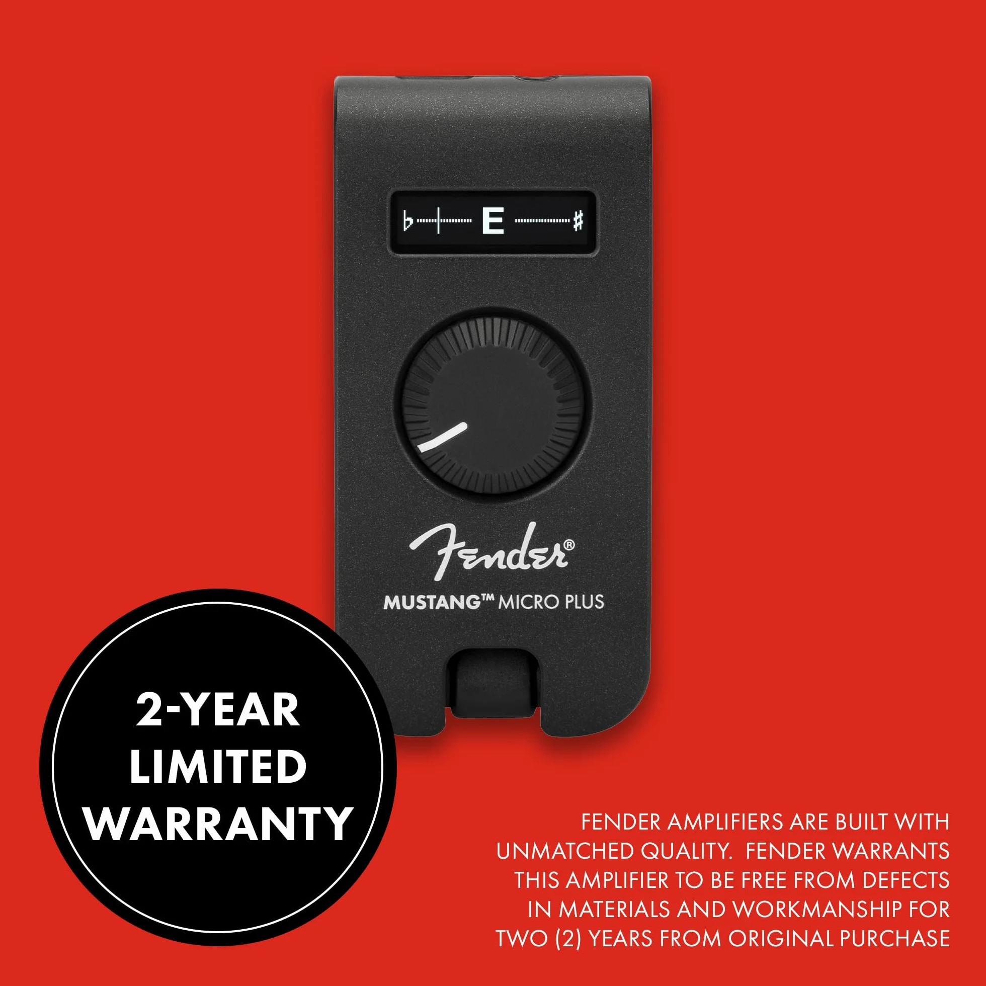 Fender Mustang Micro Plus wzmacniacz gitarowy słuchawkowy 25 modeli 25 efektów Bluetooth 100 ustawień ładowanie USB