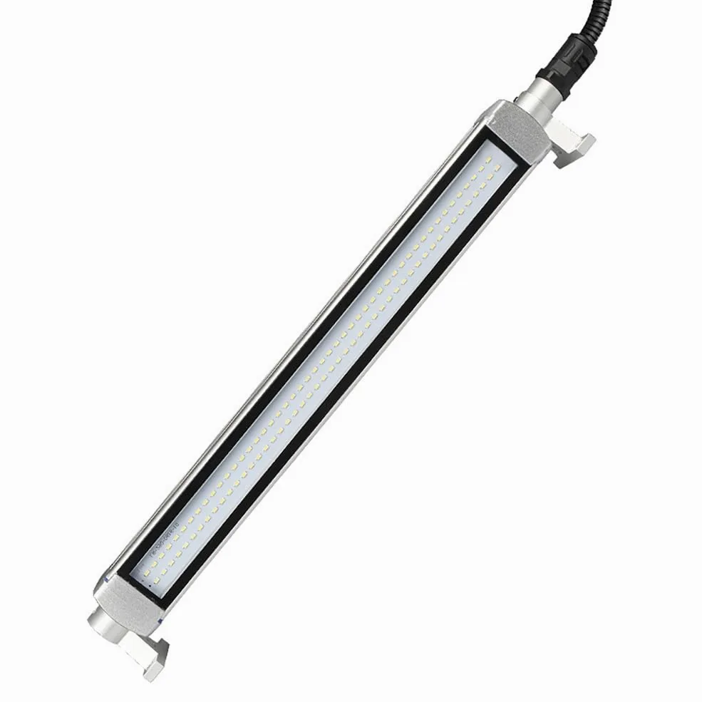 Lampa robocza LED do obrabiarek, tokarki CNC, aluminium wodoodporna i przeciwwybuchowa lampa przeciwwybuchowa, nadaje się do frezarek, szlifierek, stołów warsztatowych, maszyn do szycia (20 W -