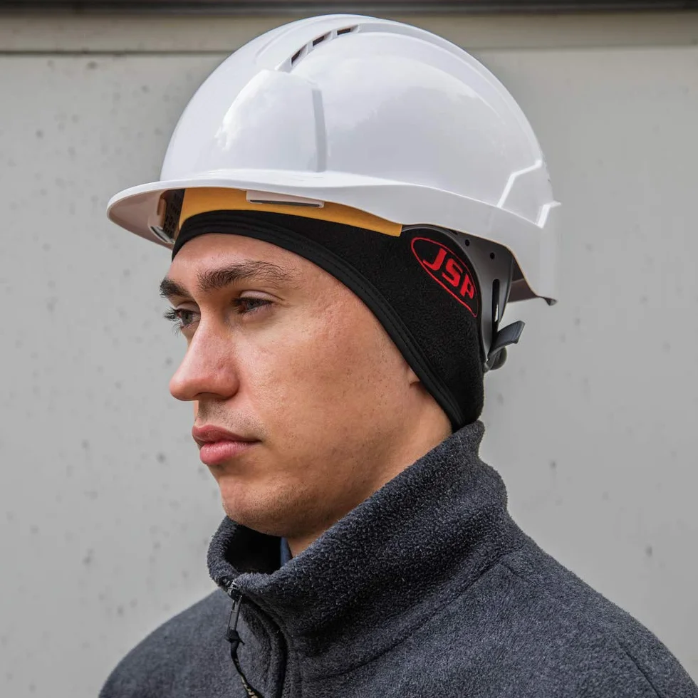 JSP Wkładka termiczna do kasku Surefit, czarna – duża/bardzo duża