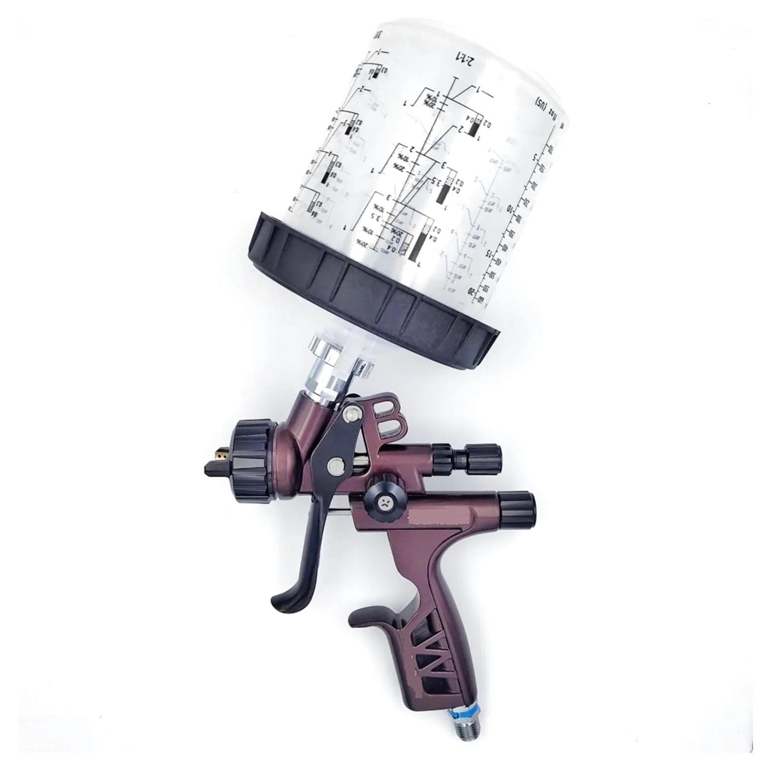 Pneumatyczny pistolet natryskowy Pistolety lakiernicze z dyszą 1,3 mm Motoryzacyjne narzędzie natryskowe Pistolet na bazie wody,Wysoka precyzja(1.3kit brown B)