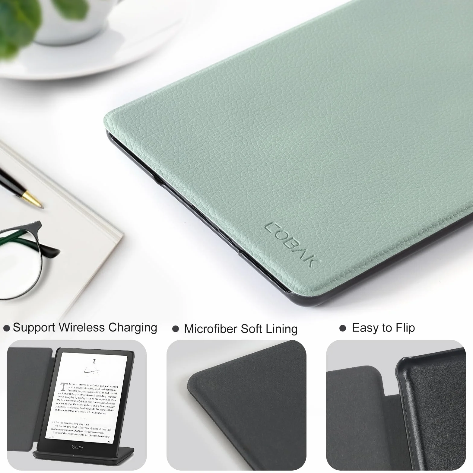 CoBak Etui Case do Kindle Paperwhite 12. generacji 2024 i Kindle Colorsoft Signature Edition SA569P z Auto Usypianiem