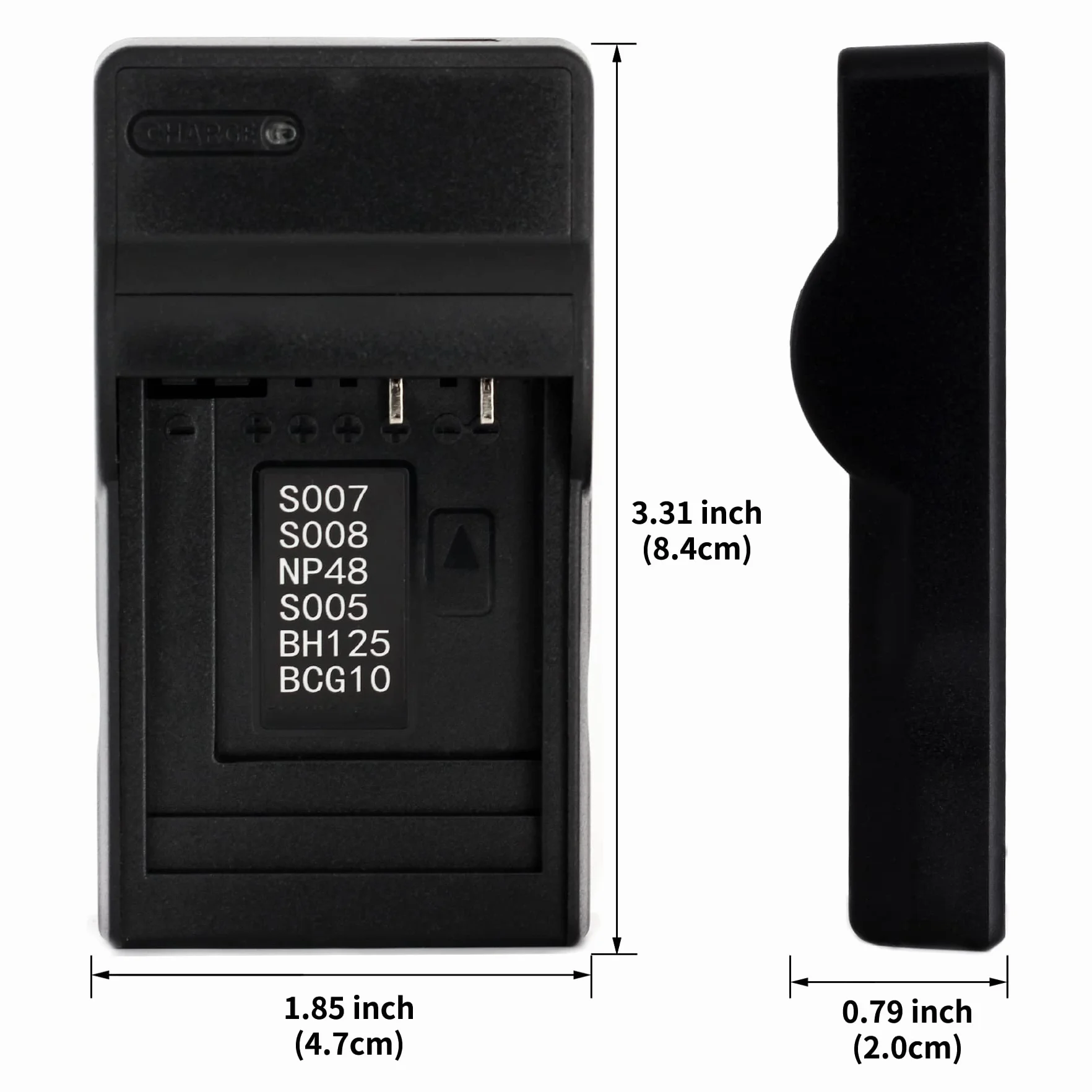 Norifon CGA-S007 USB Ładowarka do Panasonic DMC-TZ11, DMC-TZ15, DMC-TZ4, DMC-TZ5, Lumix DMC-TZ1, DMC-TZ2, DMC-TZ3, DMC-TZ4K, DMC-TZ4S, DMC-TZ50 Aparat i nie tylko