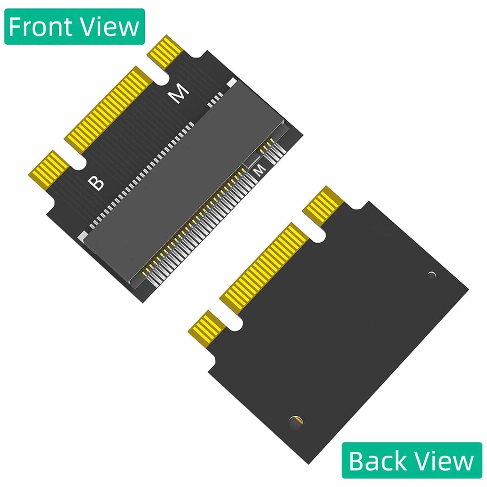 M.2 NVME Adapter M Key B M 2230 do 2242 Przedłużający Męski na żeński do ThinkPad X270 X280 T470 T480 L480 T580