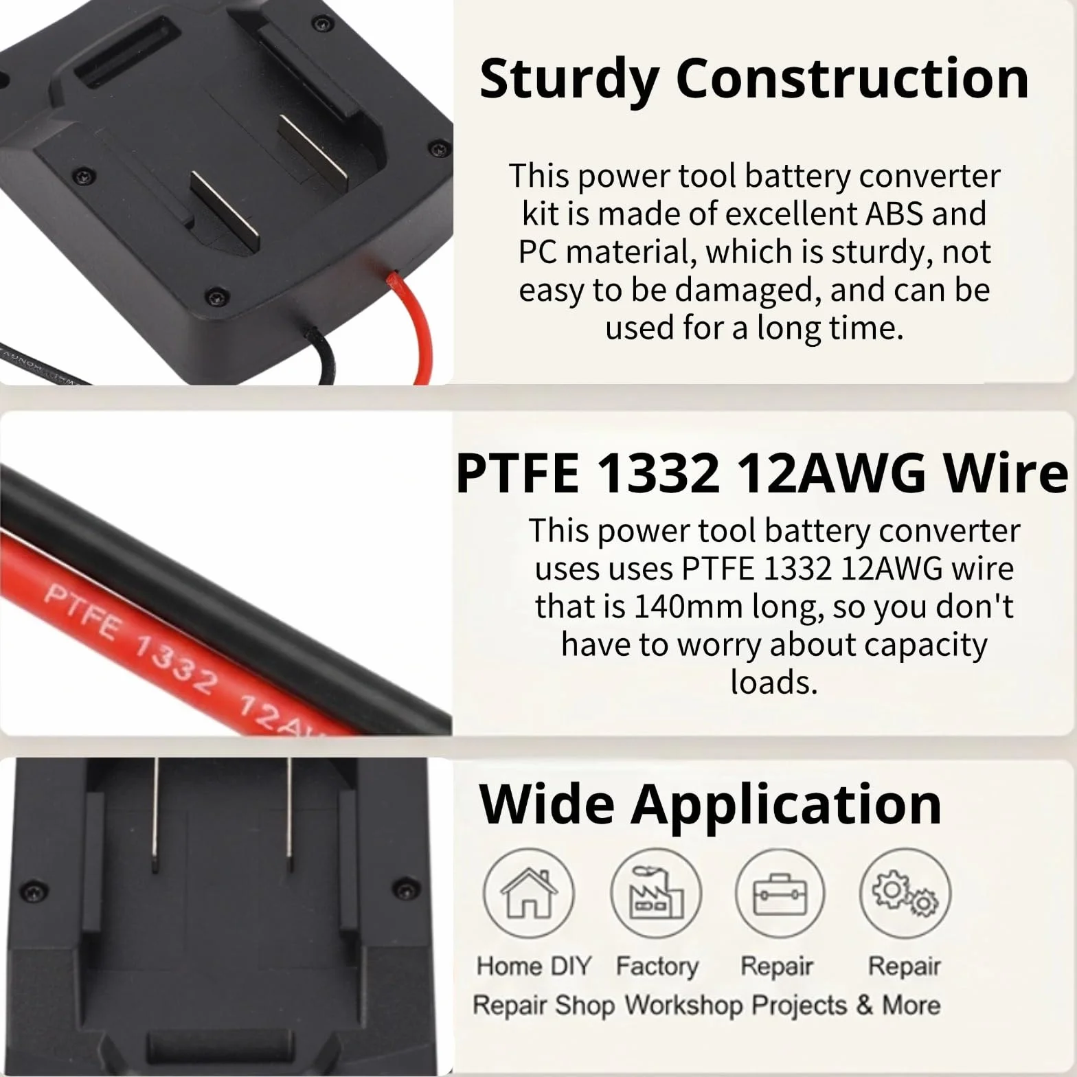 Adapter do elektronarzędzi do Parkside X20V Team Lithium o szerokim zastosowaniu