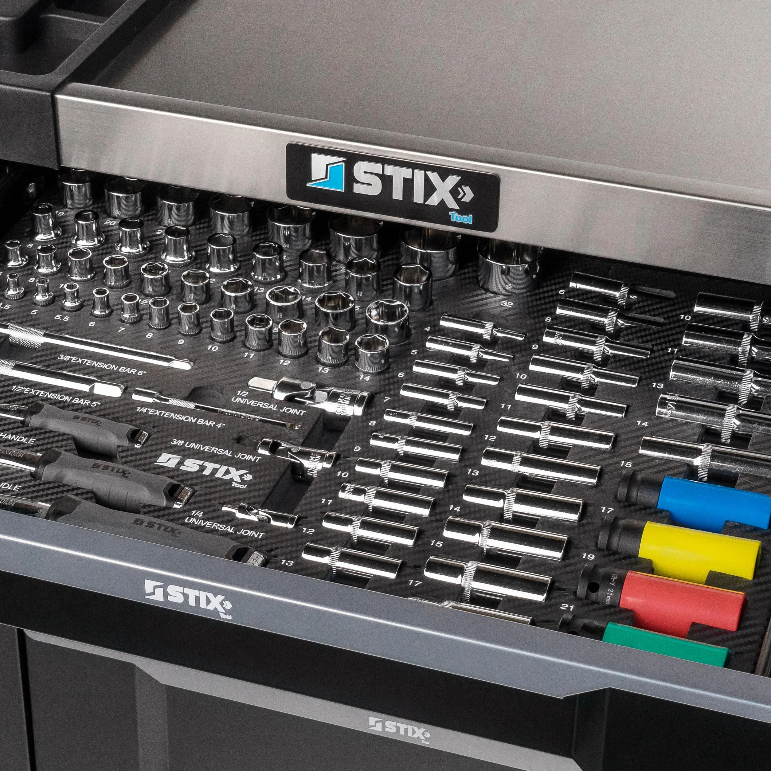 Stix UltimatePro B7/TS1 wózek warsztatowy z 267 narzędziami Cr-V, 7 szufladami, zamykany