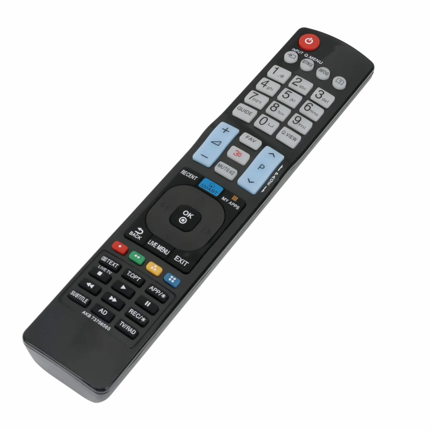 VINABTY AKB73756565 Zamiennik pilota zdalnego sterowania do LG TV 32LB650 39LB650 42LB650 47LB650 50LB650 55LB650 60LB650 70LB650