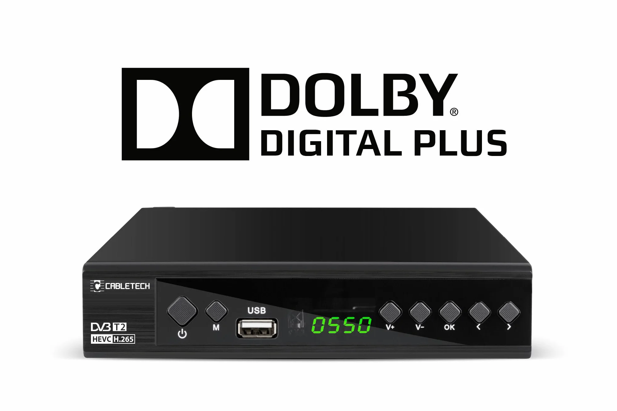 Cabletech Tuner DVB-T/C HEVC H.265 10bit 1920x1080 512 MB DDR2