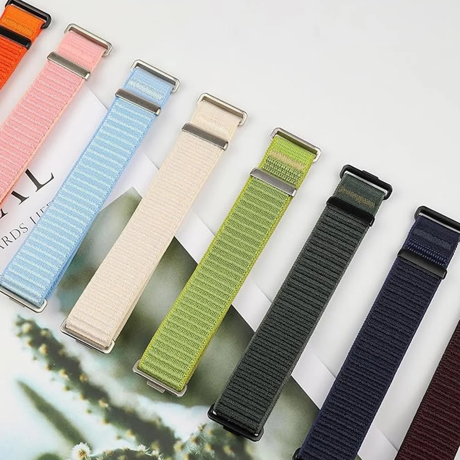 Sundara 18mm 19mm 20mm 22mm Nylonowy Tkany Pasek Zegarka Kompatybilny Zegarkami Garmin/ID205L/Galaxy/Huawei/Amazfit Uniwersalny Pasek Zegarka