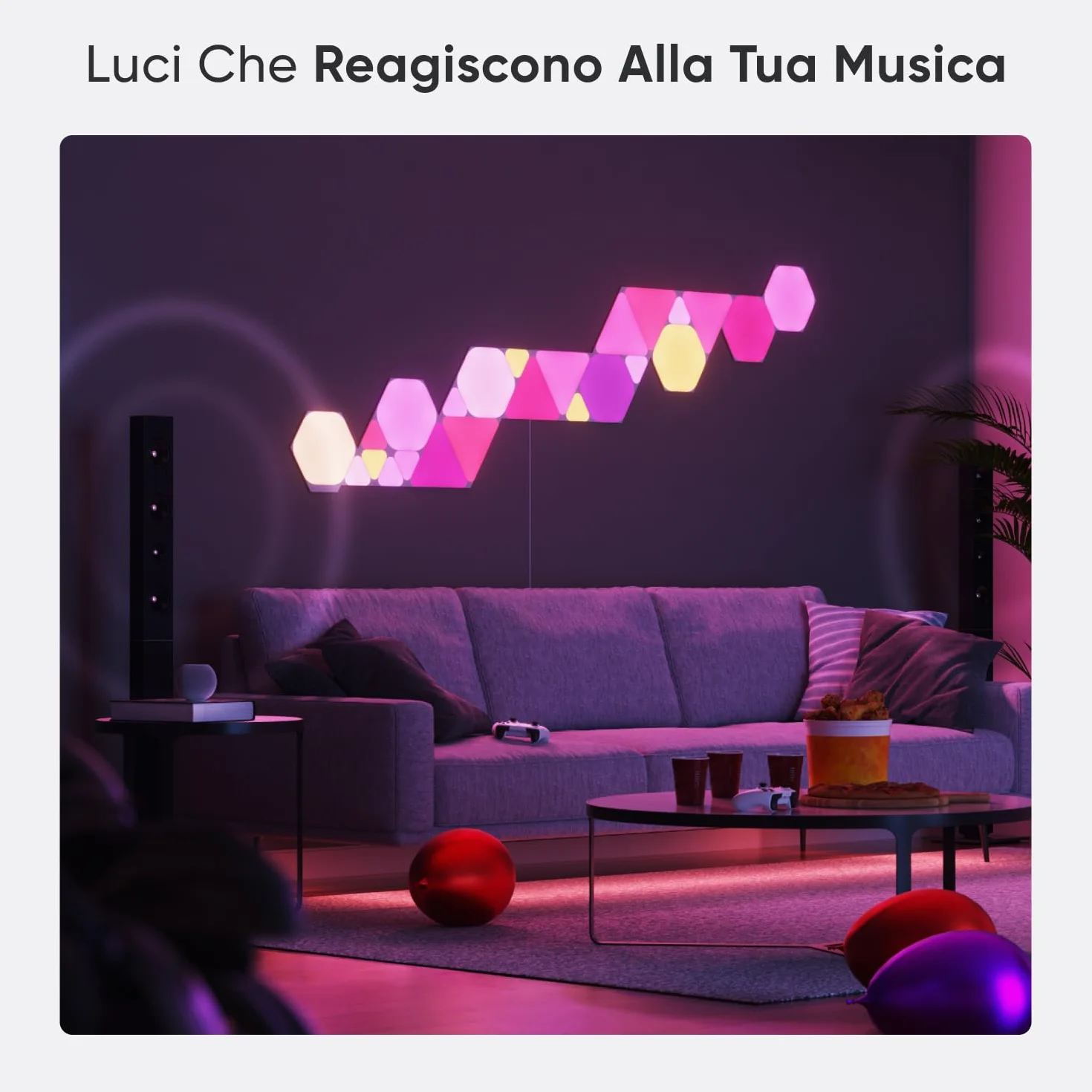 Nanoleaf Shapes Zestaw Oświetleniowy 9 sztuk Wielokolorowy