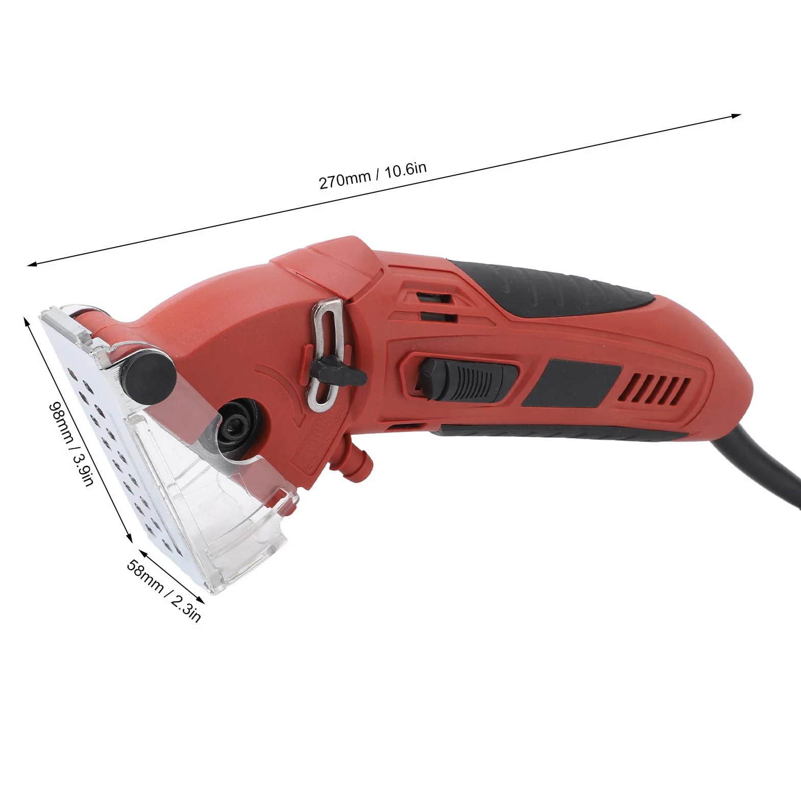 Zestaw Elektrycznych Mini pił Tarczowych o Mocy 400 W, Wielofunkcyjne Piły na Wysięgniku, Idealne do Cięcia Drewna, Metalu, PCV, Tworzyw Sztucznych i Płytek