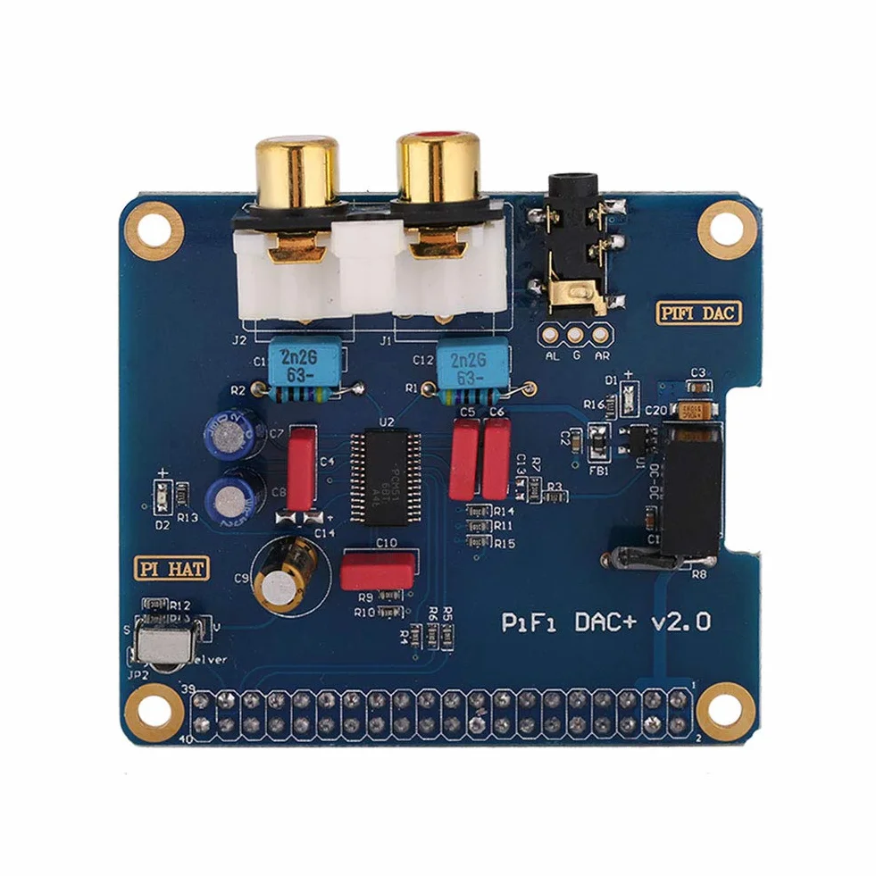 Rasp Pi HIFI DAC Hat PCM5122 Karta Dźwiękowa I2S dla 3 Model B 2B/B